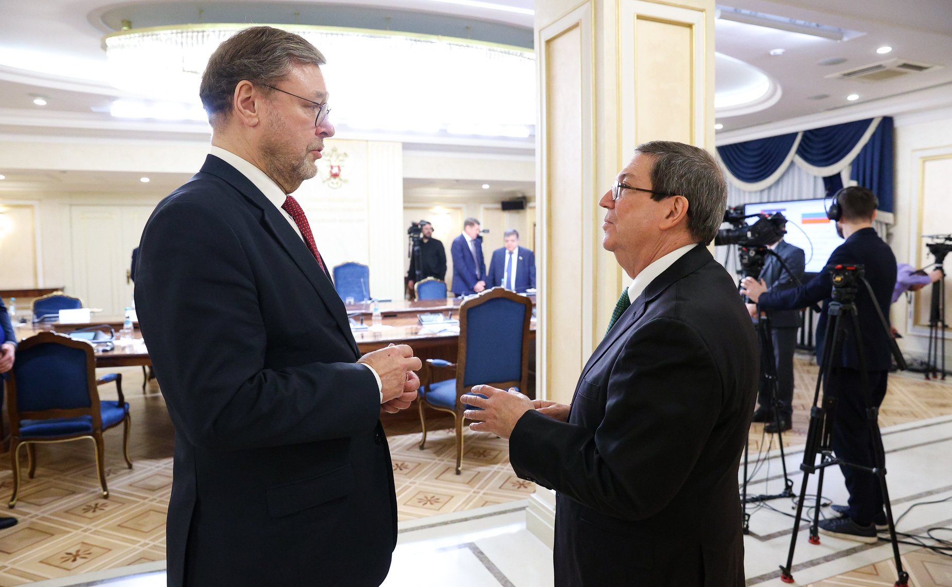 Встреча Председателя Совета Федерации Валентины Матвиенко со специальным представителем Президента Республики Куба, Министром иностранных дел Республики Куба Бруно Родригесом Паррильей