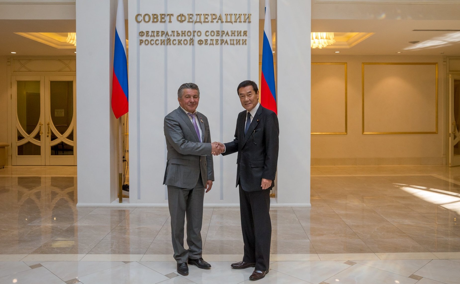 Встреча В. Озерова с делегацией Палаты Представителей Японии