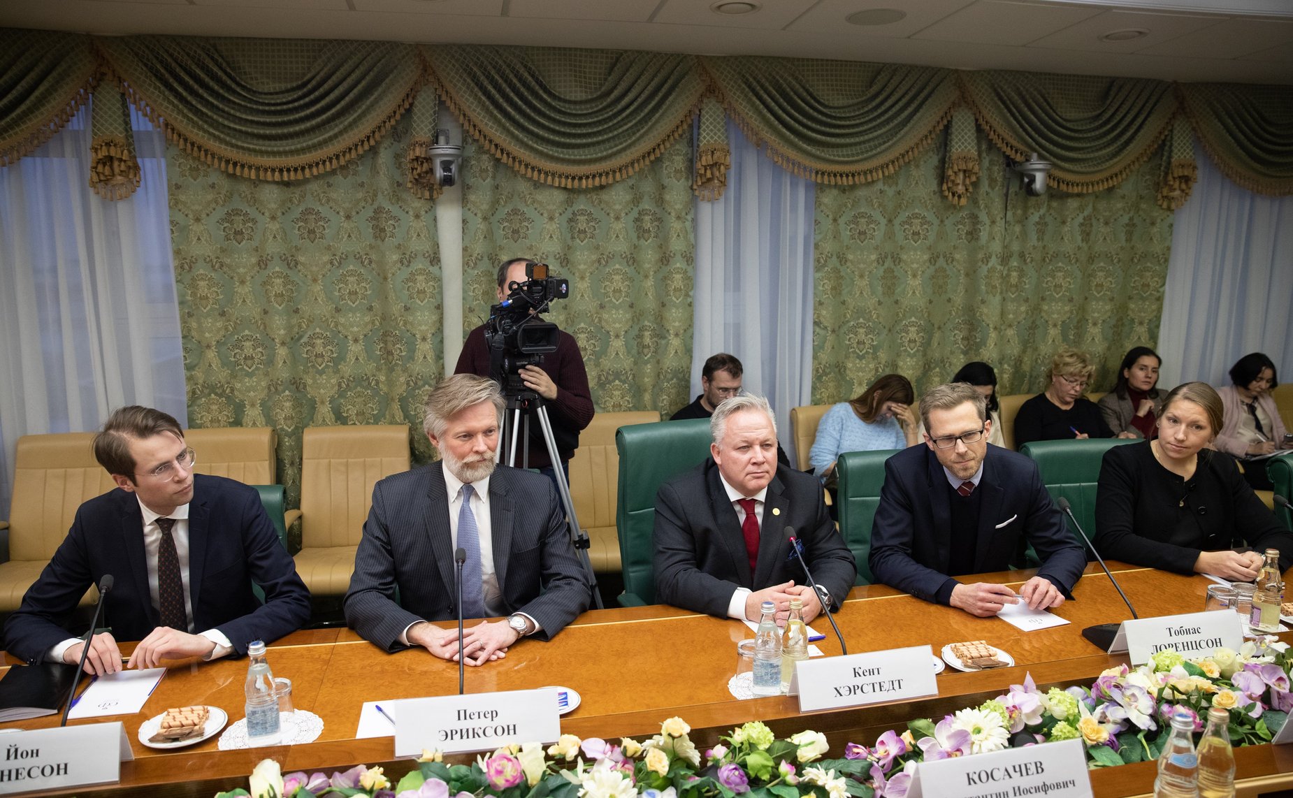 Встреча К. Косачева со специальным представителем Швеции по вопросам урегулирования ситуации на Корейском полуострове К. Херстедтом