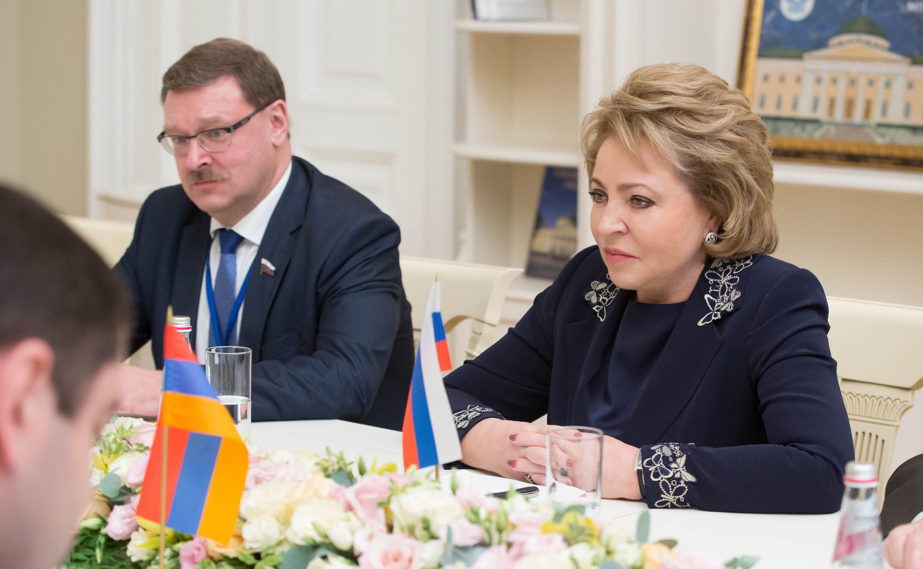 Председатель Совета Федерации Валентина Матвиенко провела встречу с заместителем Председателя Национального Собрания Республики Армения Эрмине Нагдалян