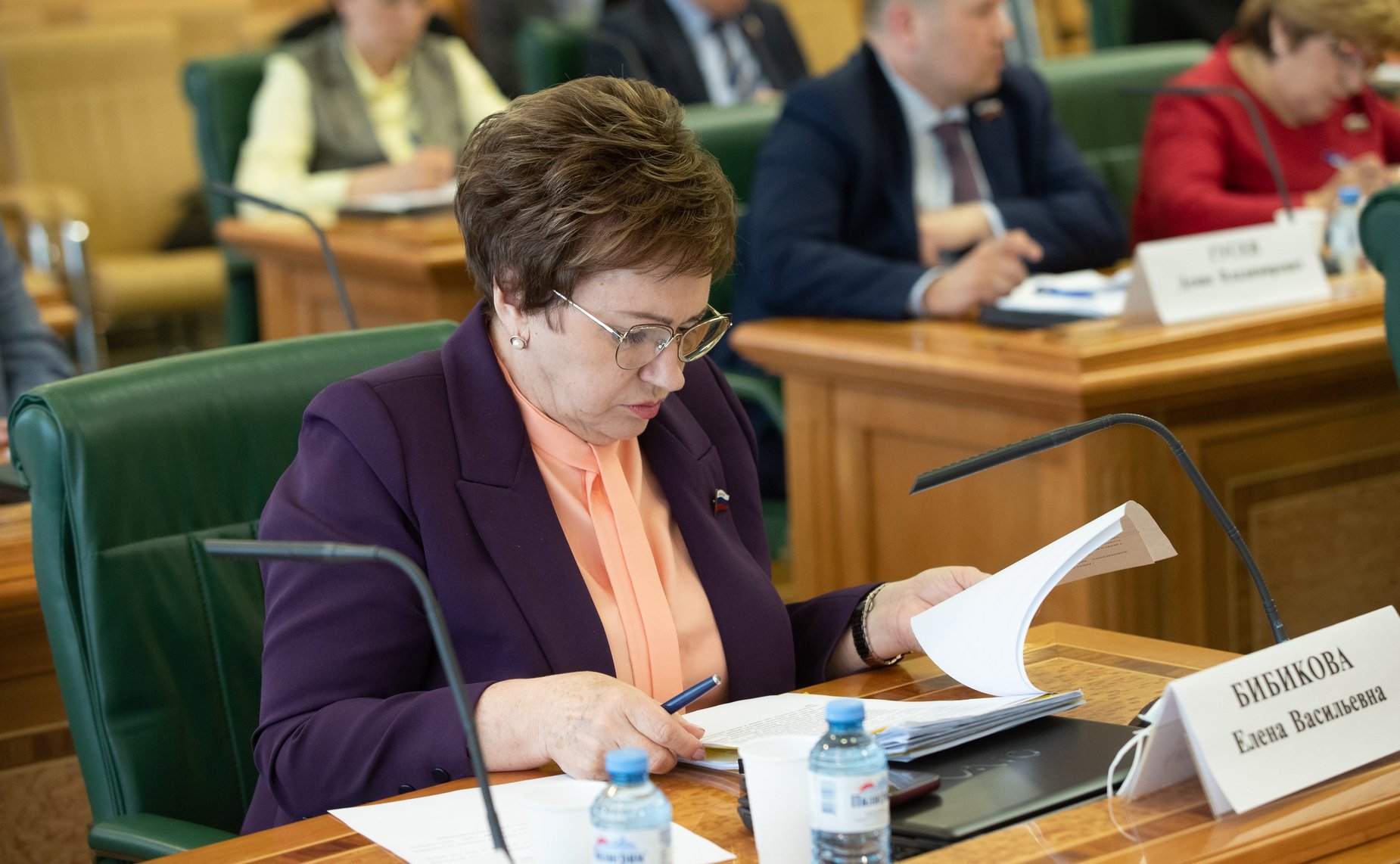 Встреча сенаторов РФ с Министром сельского хозяйства РФ Дмитрием Патрушевым в рамках подготовки «правительственного часа» на 502-м заседании Совета Федерации