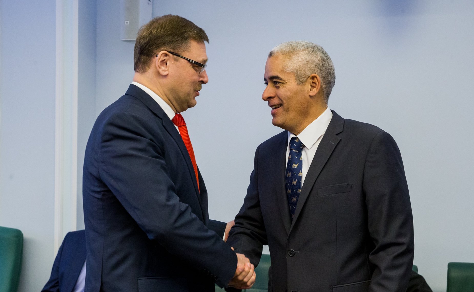 Встреча председателя Комитета СФ по международным делам Константина Косачева с Чрезвычайным и Полномочным Послом Республики Куба в РФ Херардо Пеньяльвером Порталем