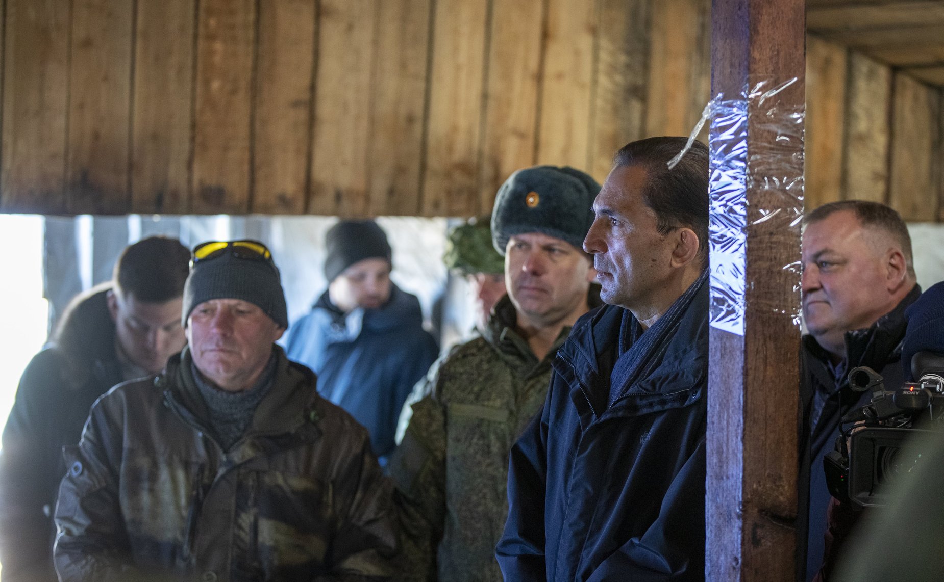 Андрей Хапочкин в рамках поездки в регион проконтролировал ход подготовки сахалинцев, мобилизованных для участия в специальной военной операции