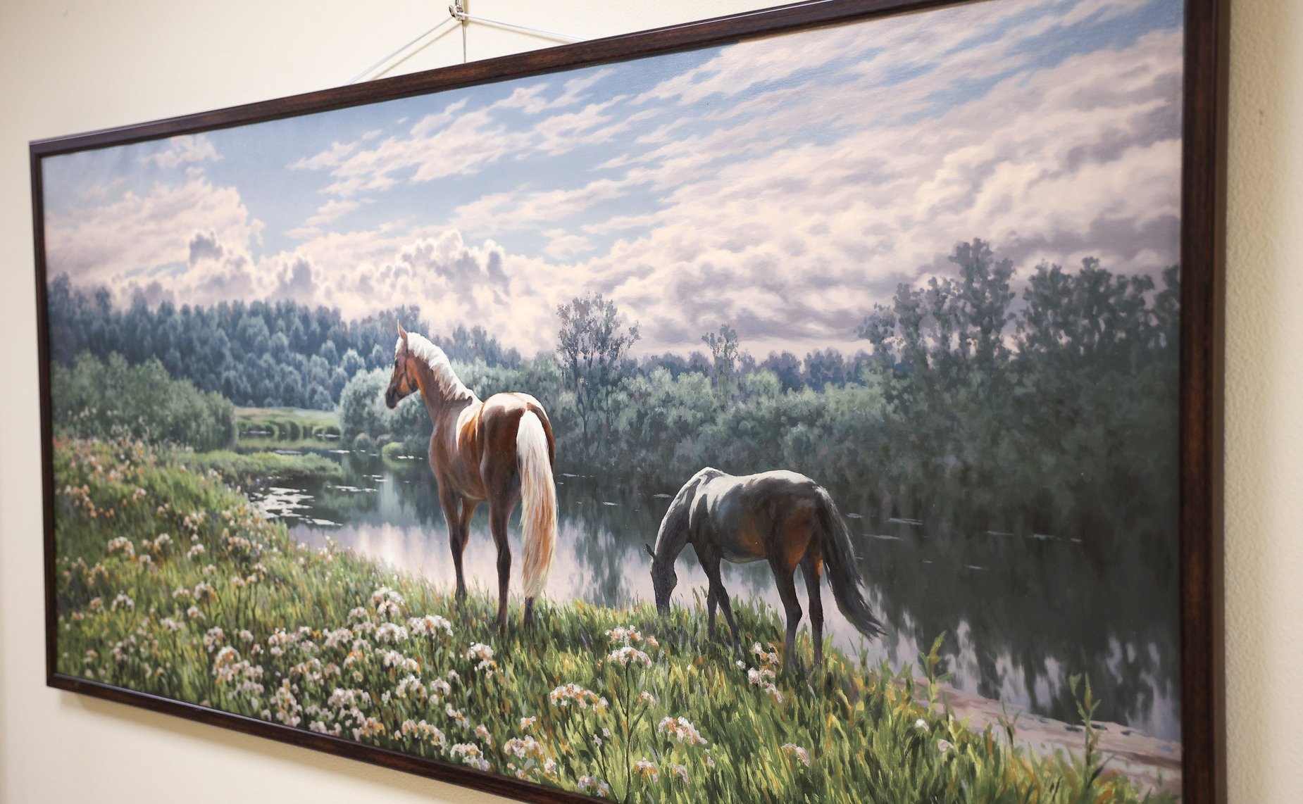 Открытие в Совете Федерации художественной выставки «Выставка живописи» художника А. Адамова