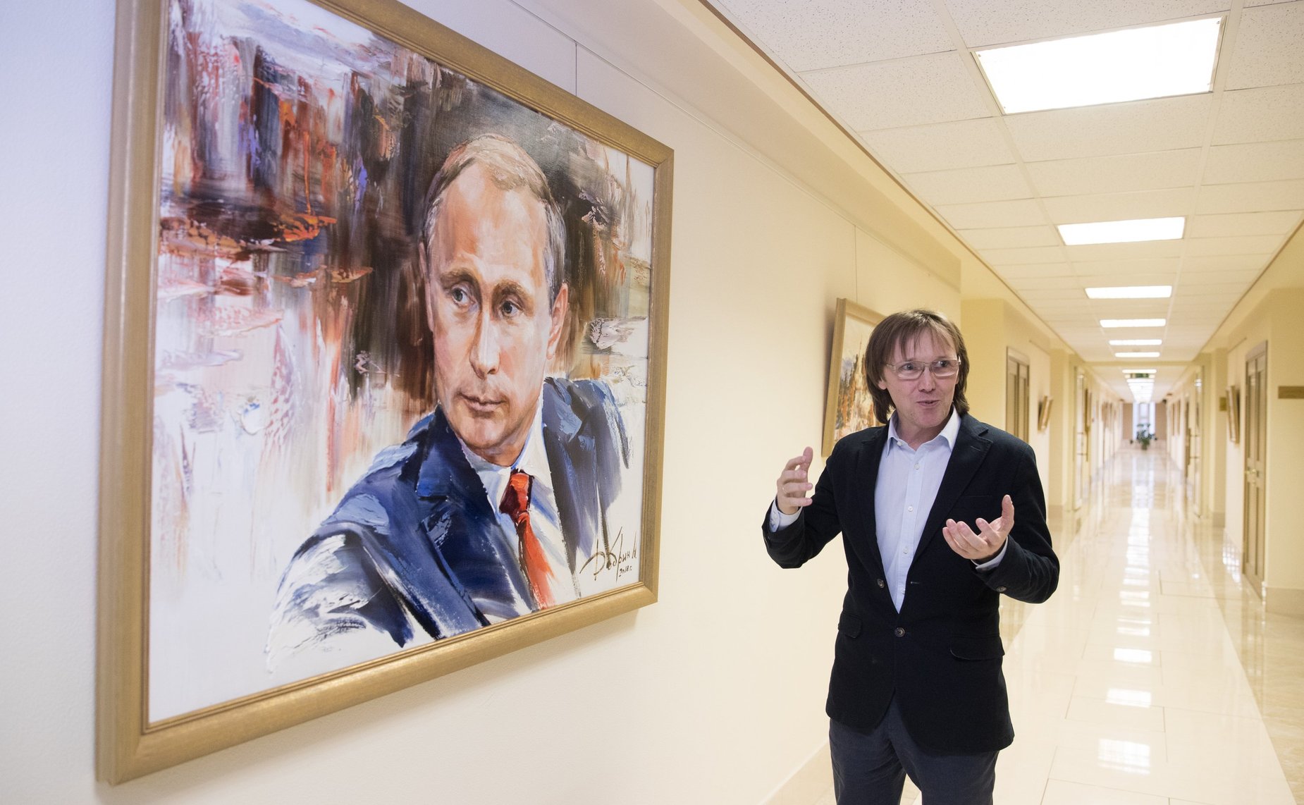 Выставка картин художника Н. Добрина в Совете Федерации