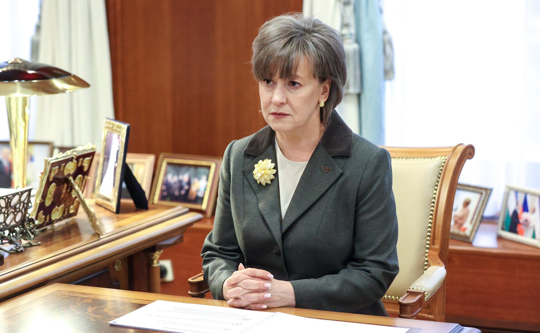 Встреча Председателя Совета Федерации Валентины Матвиенко с генеральным директором АО «РЭЦ» Вероникой Никишиной