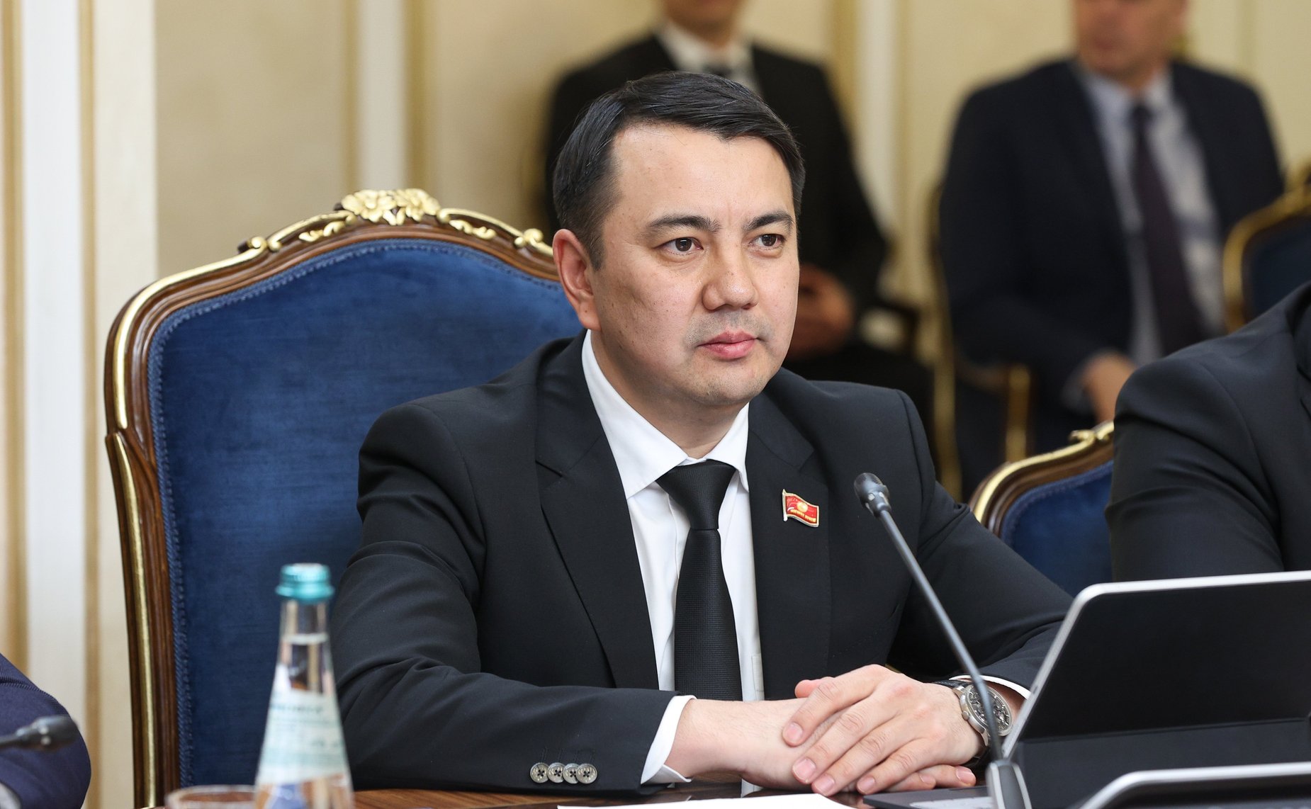 Валентина Матвиенко провела встречу с Председателем Жогорку Кенеша Киргизской Республики Марленом Маматалиевым