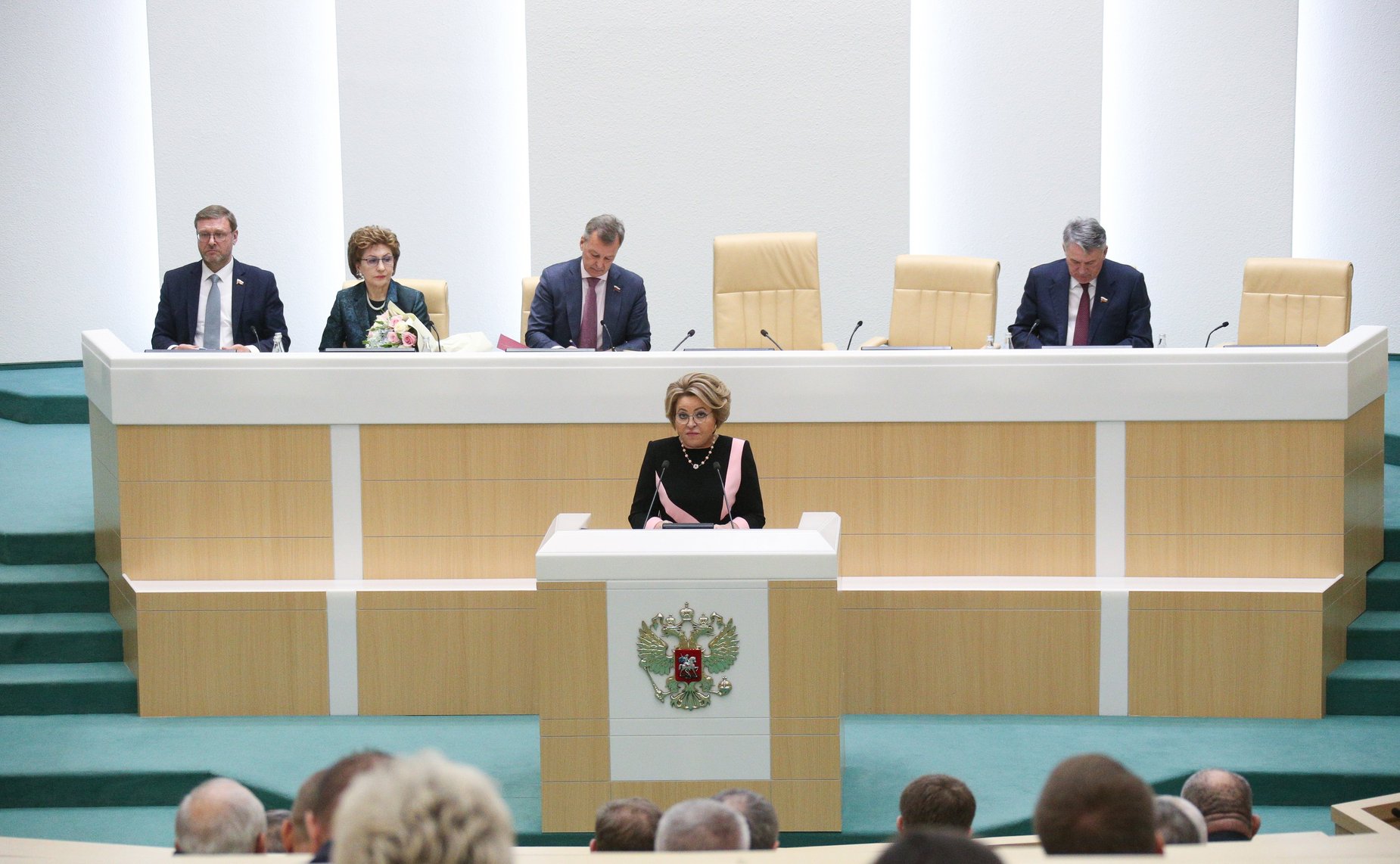 Выступление Председателя Совета Федерации Валентины Матвиенко на 515-м заседания Совета Федерации