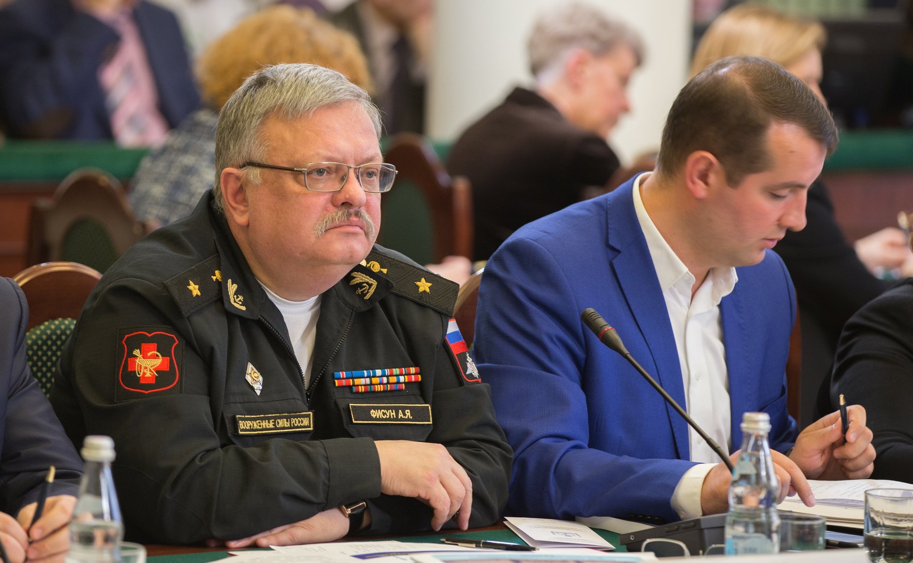 А. Фисун на первом заседании Совета по проблемам профилактики наркомании