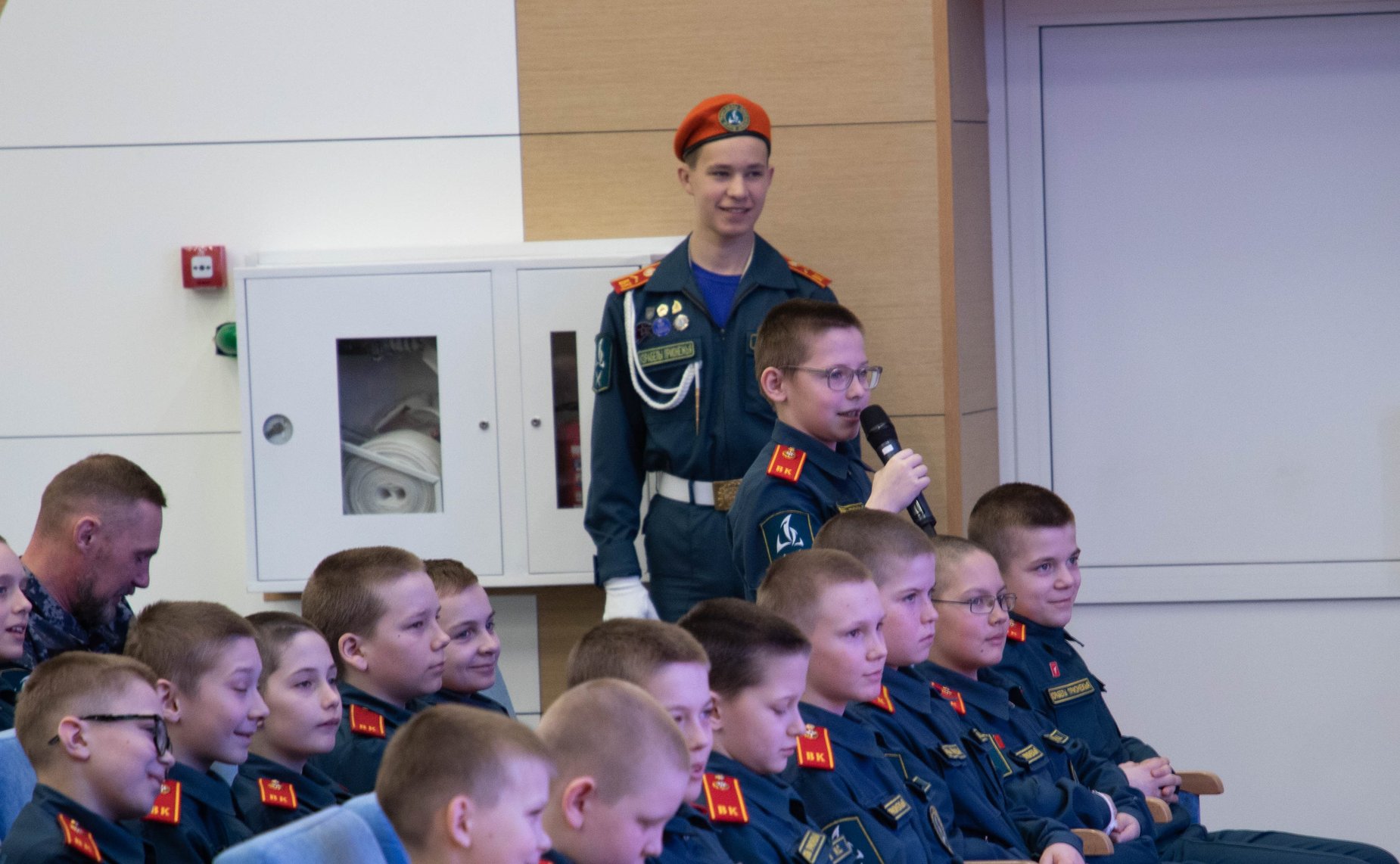 Заместители Председателя СФ Юрий Воробьев и Николай Журавлев приняли участие в мероприятиях Образовательного центра -кадетской школы «Корабелы Прионежья»