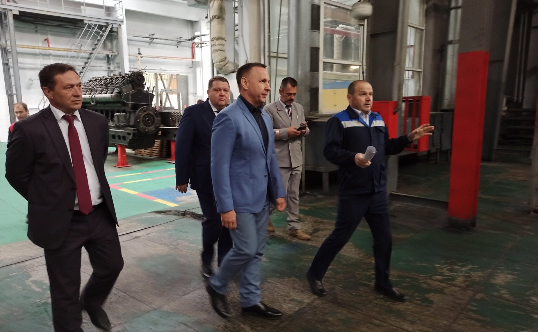 Олег Алексеев ознакомился с работой предприятий Ершовского железнодорожного узла Приволжской железной дороги – сервисного локомотивного депо «Ершовское» и эксплуатационного локомотивного депо Ершов