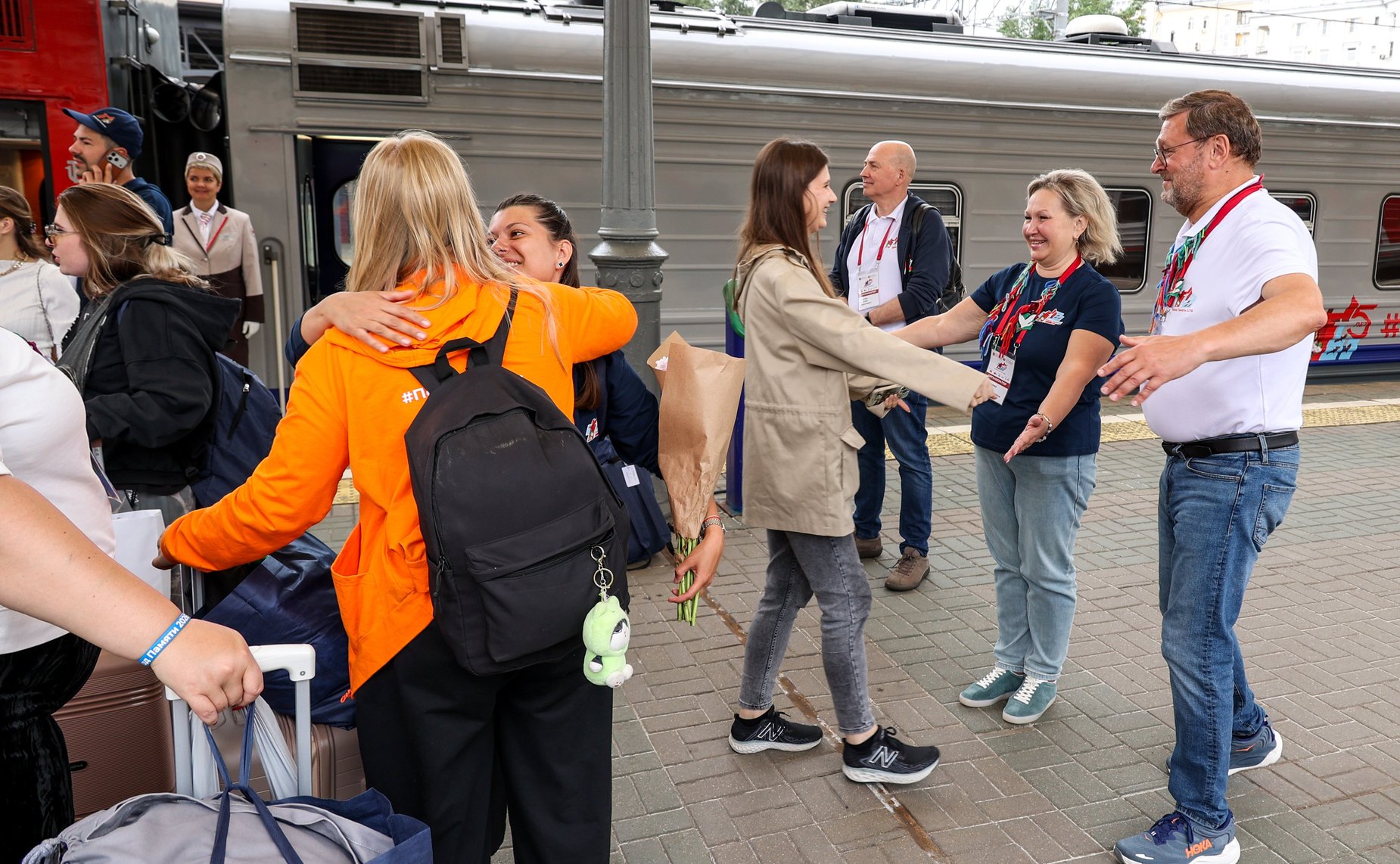 Культурно-образовательный проект «Поезд памяти». Прибытие в Москву