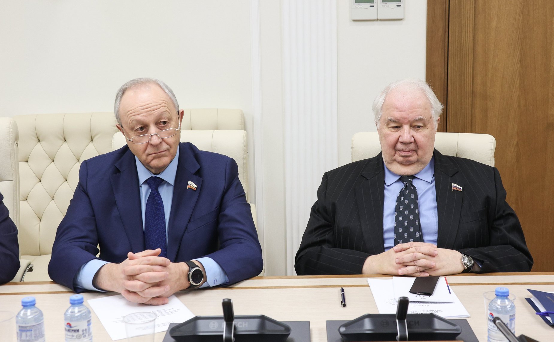 Заседание Комиссии Совета Федерации по контролю за достоверностью сведений о доходах, об имуществе и обязательствах имущественного характера, представляемых сенаторами Российской Федерации, под председательством заместителя Председателя Совета Федерации