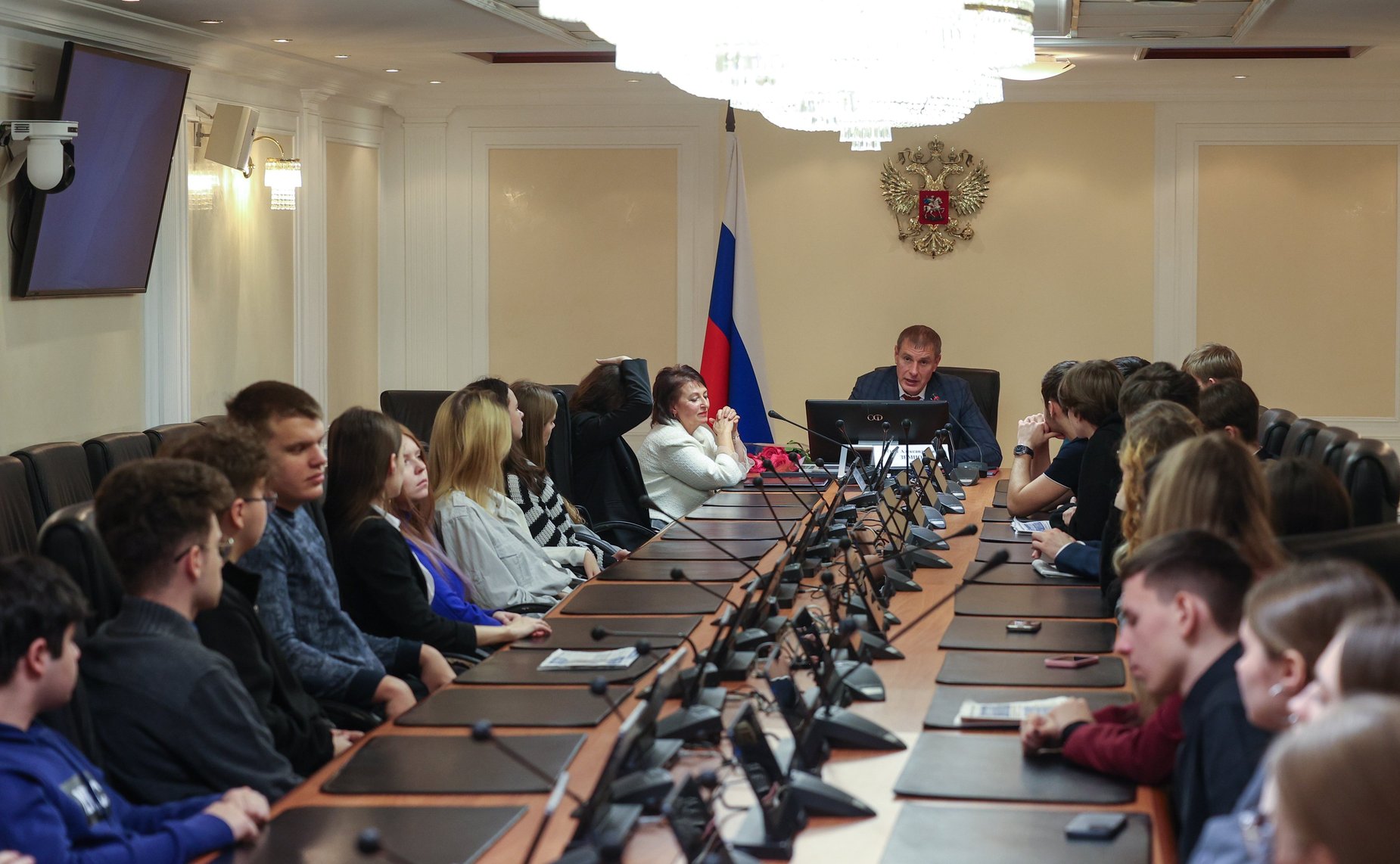 Рабочая встреча Олега Земцова со студентами и преподавателями Института экономики, управления и права ГАОУ ВО города Москвы «Московский городской педагогический университет»