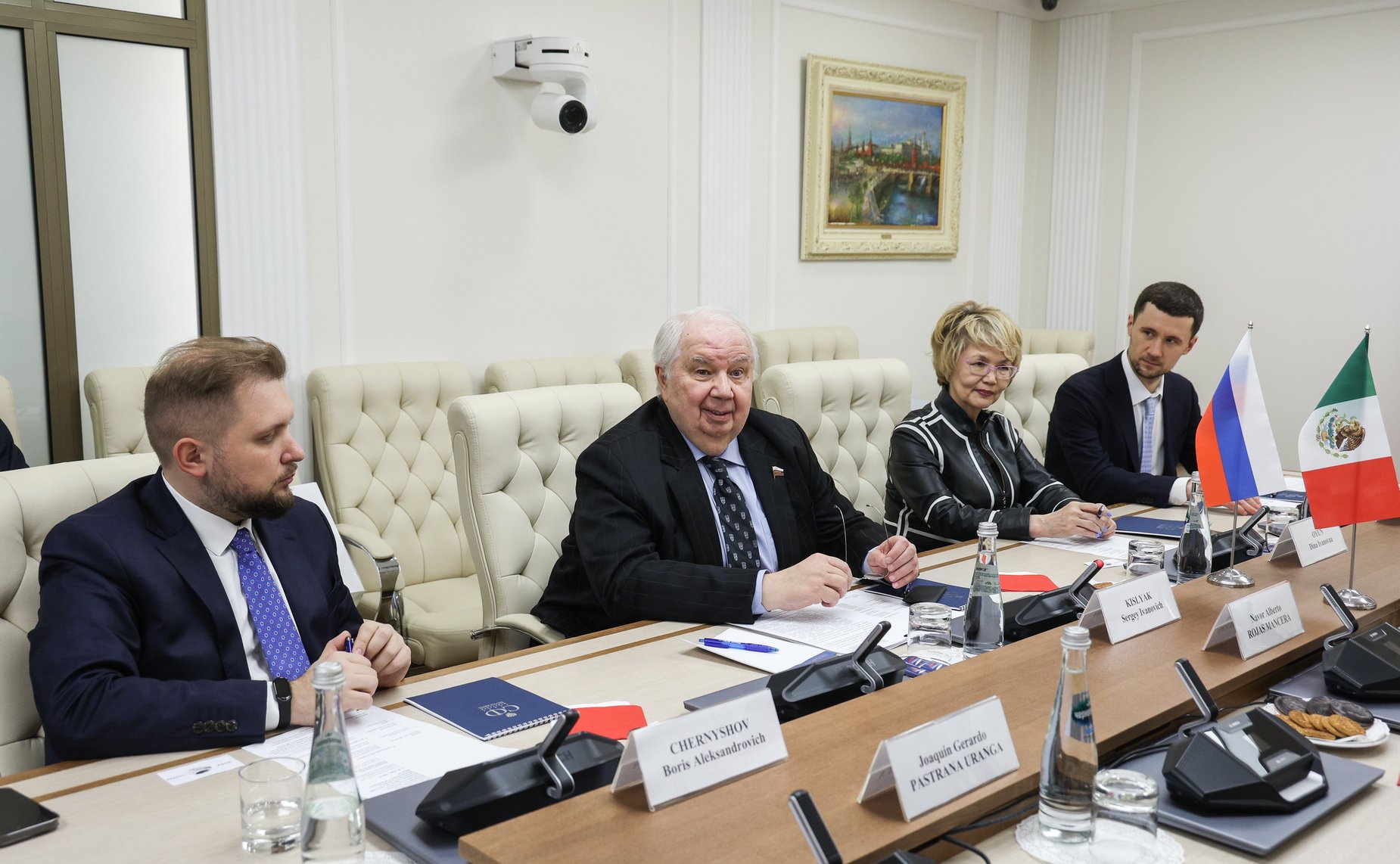 Первый заместитель председателя Комитета СФ по международным делам Сергей Кисляк провел встречу с членом Палаты сенаторов Генерального конгресса Мексиканских Соединенных Штатов Навором Альберто Рохасом Мансерой