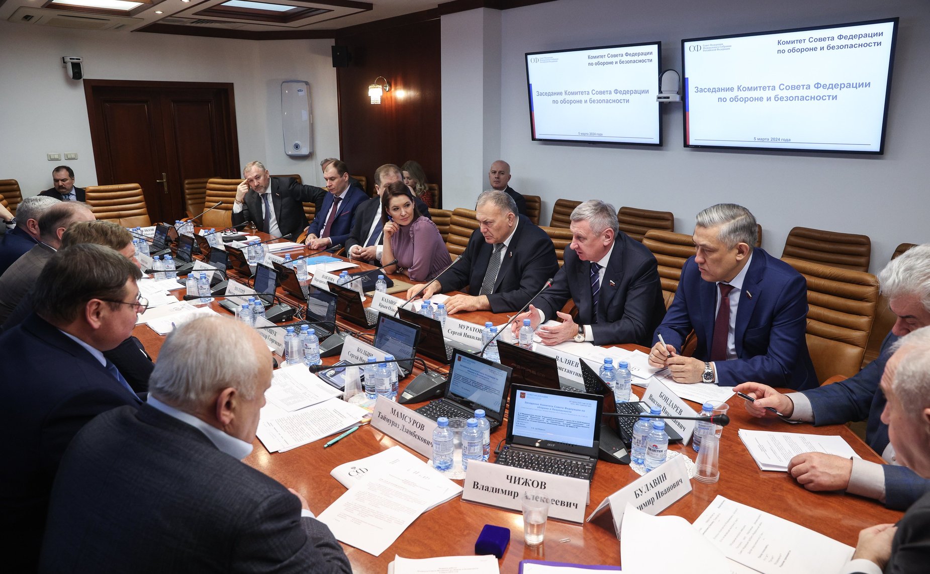 Заседание Комитета Совета Федерации по обороне и безопасности