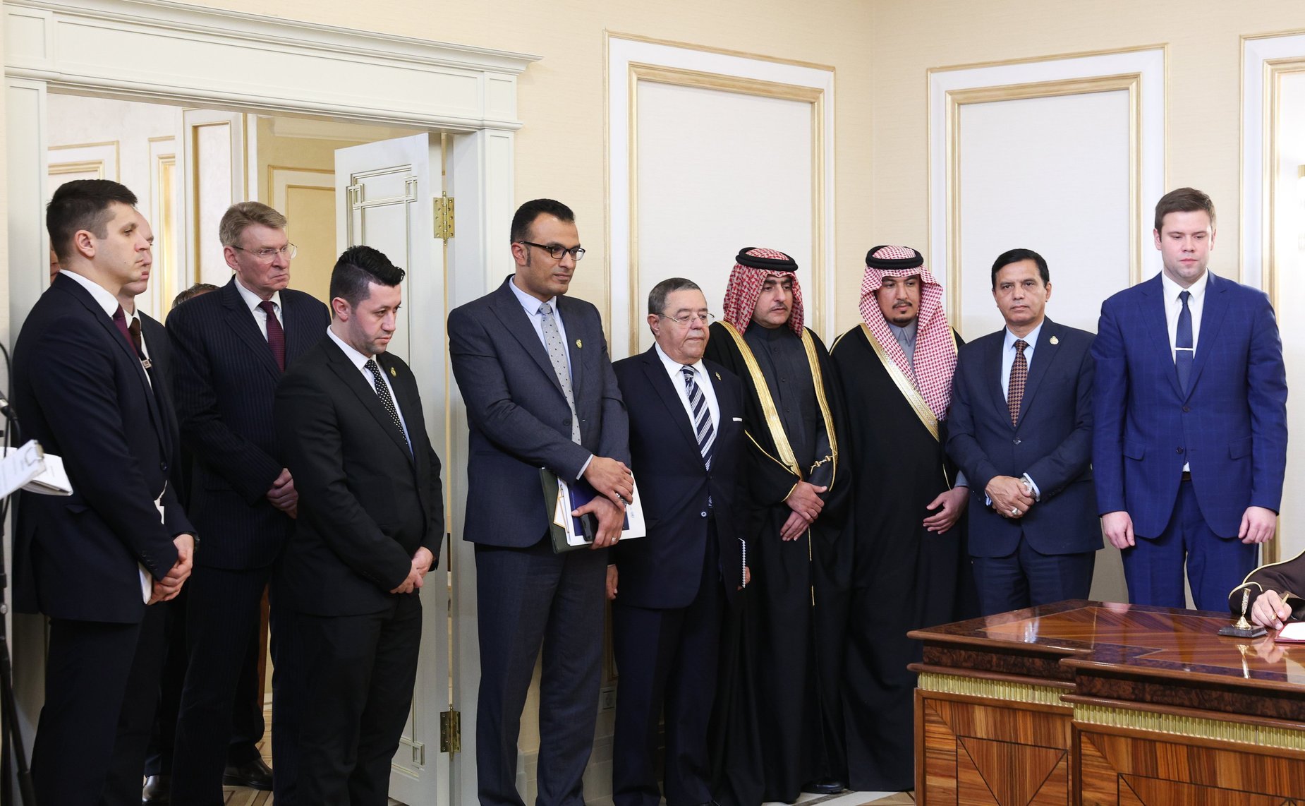 Валентина Матвиенко провела встречу с Председателем Арабского парламента Мухаммедом Ахмедом Аль-Ямахи