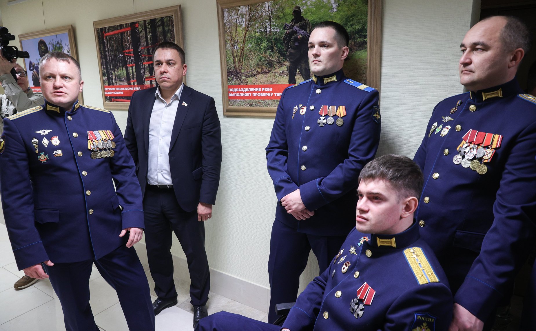 Открытие в Совете Федерации фотовыставки «Гостомельский Десант»