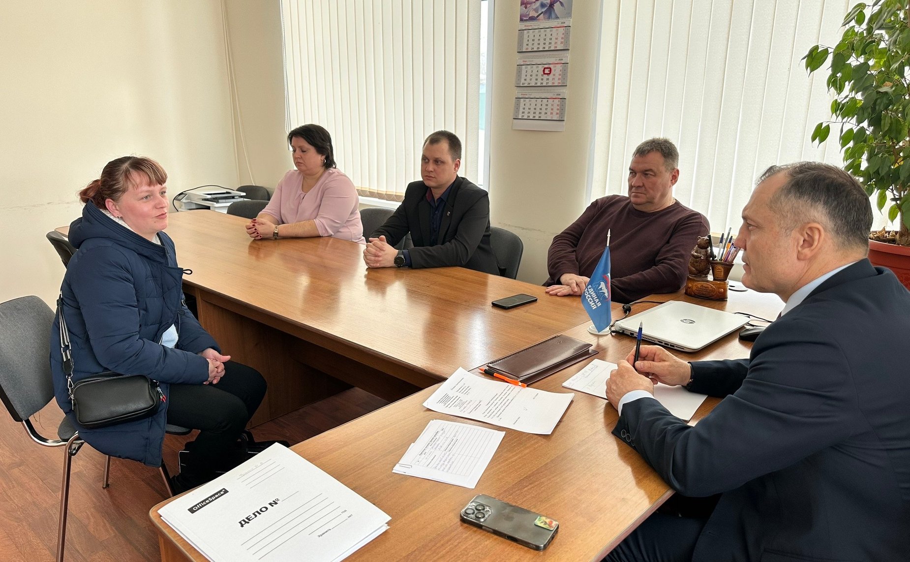Игорь Мурог в рамках региональной недели провел прием граждан в Милославском округе
