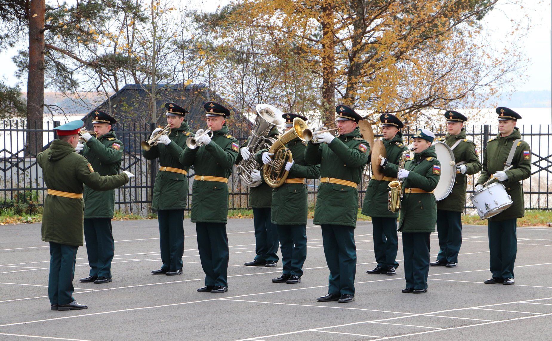 Торжественная церемония приведения кадет к клятве в кадетской школе «Корабелы Прионежья»