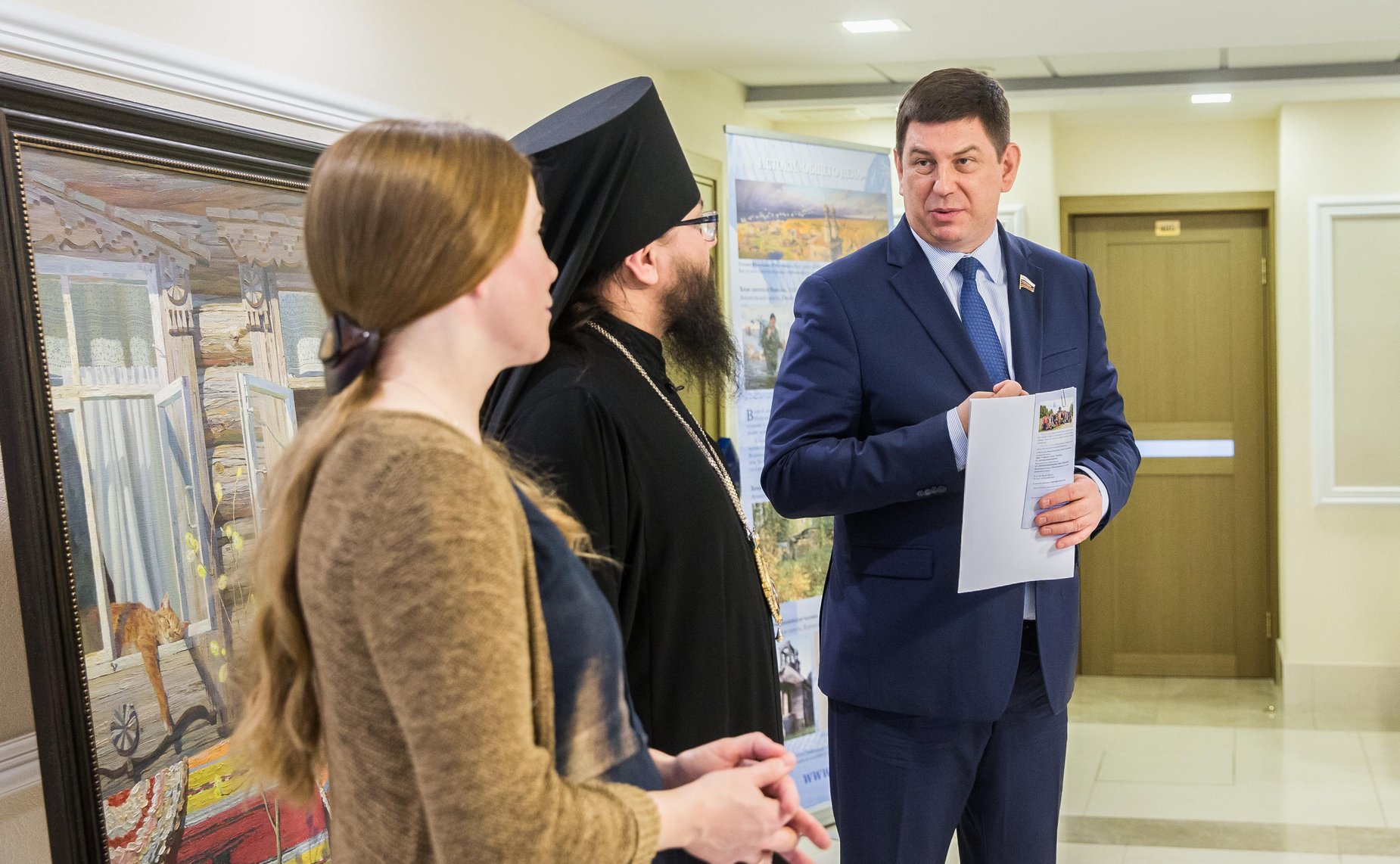 Открытие в Совете Федерации выставки «Русский Север»