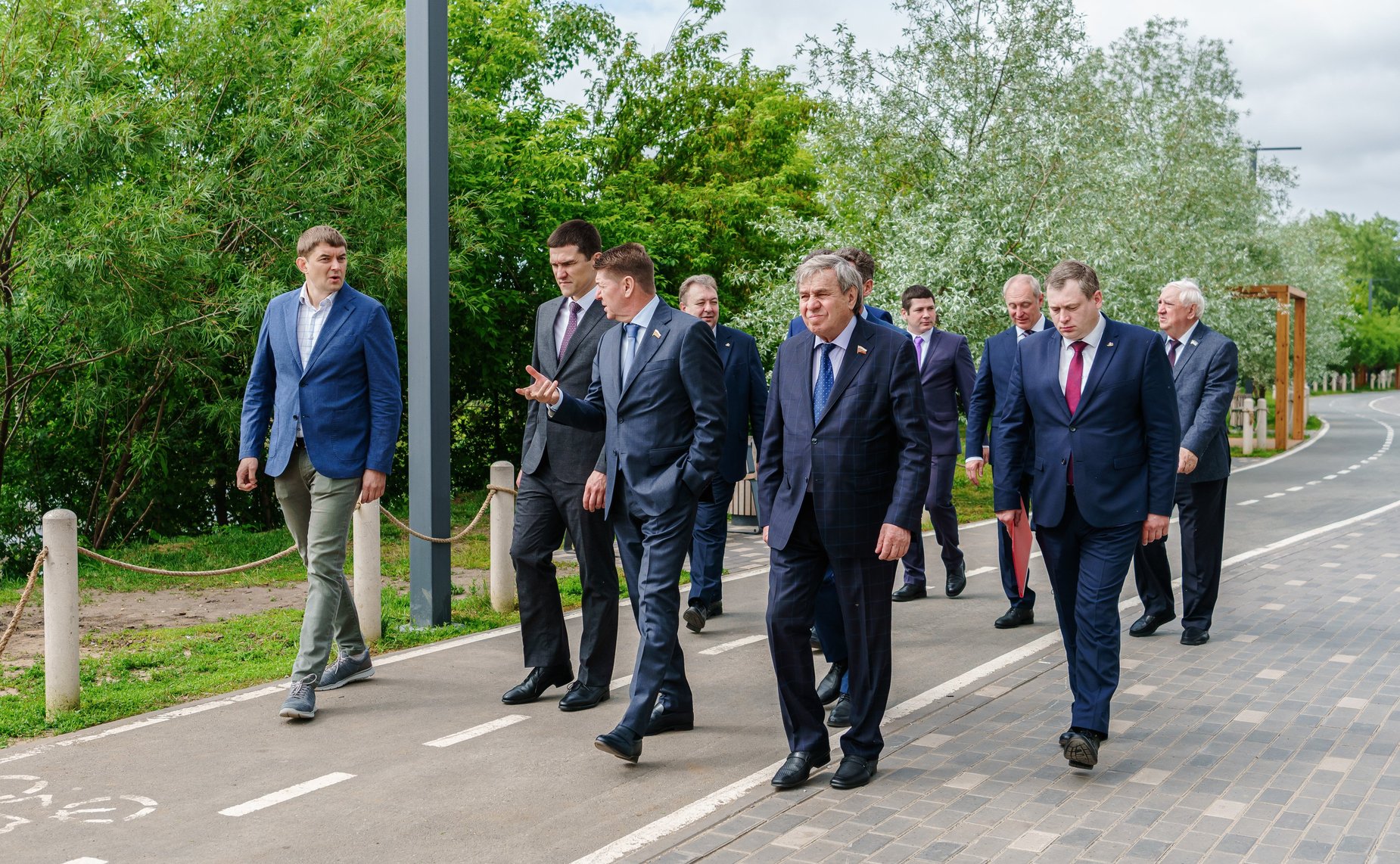 Сенаторы РФ осмотрели площадку Комплексного Развития Территории №1