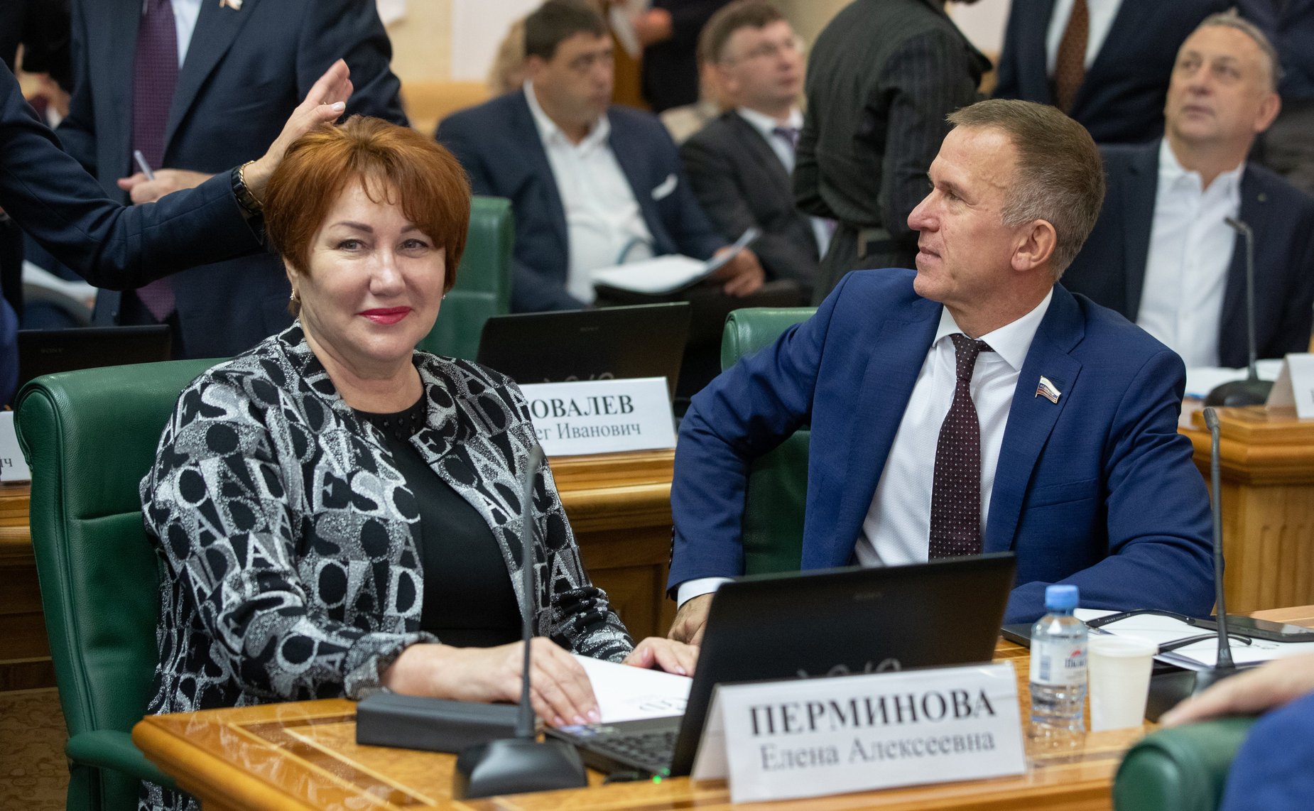 Елена Перминова и Владимир Кравченко