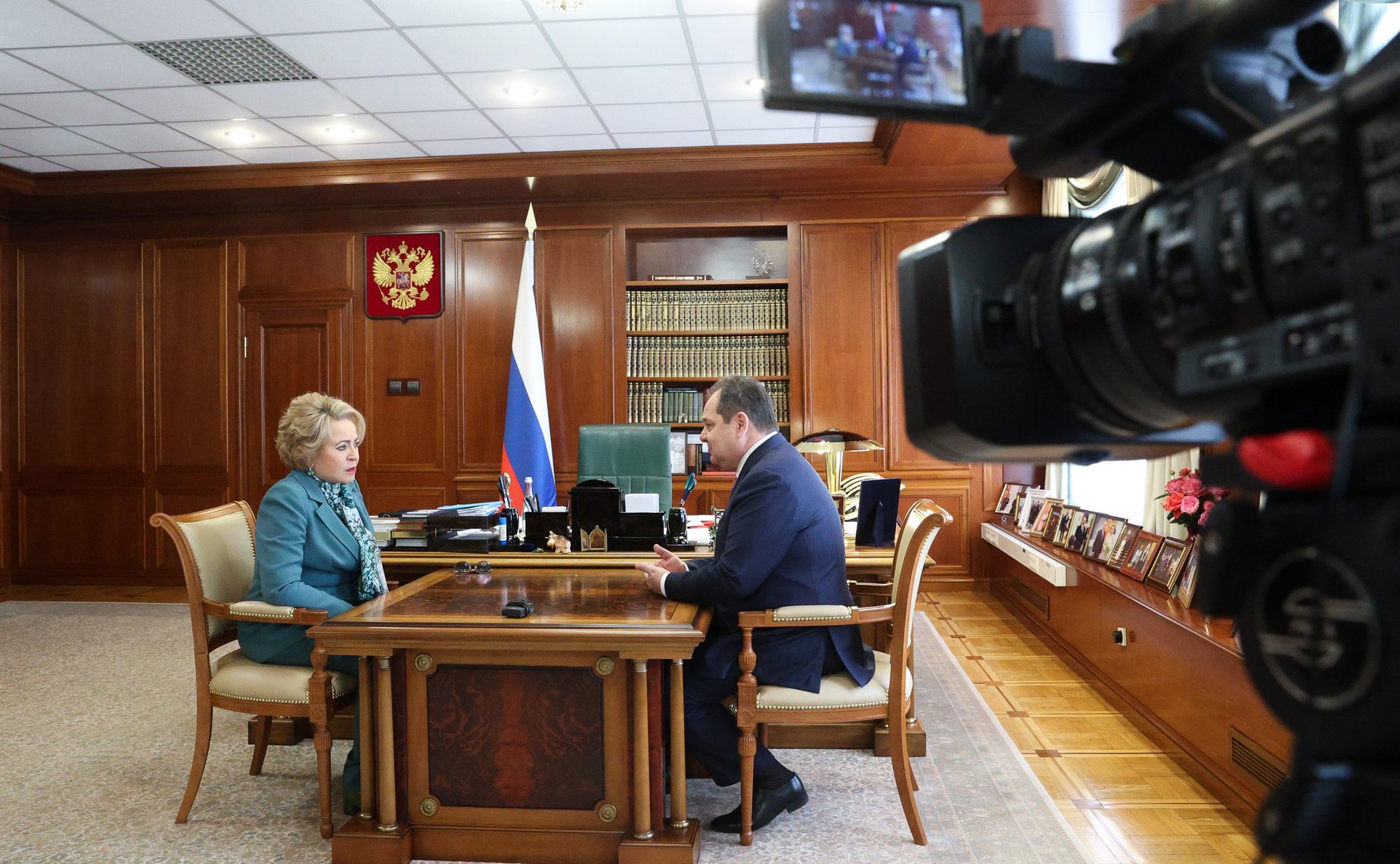 Встреча Председателя Совета Федерации Валентины Матвиенко с Главой Республики Коми Ростиславом Гольдштейном