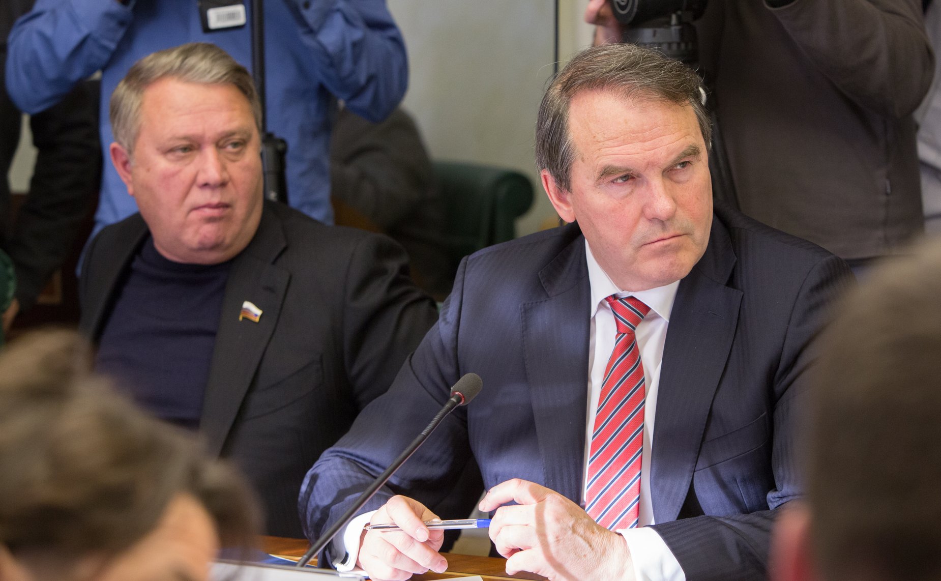 И. Морозов и А.Коровников Заседание Комитета общественной поддержки жителей Юго-Востока Украины