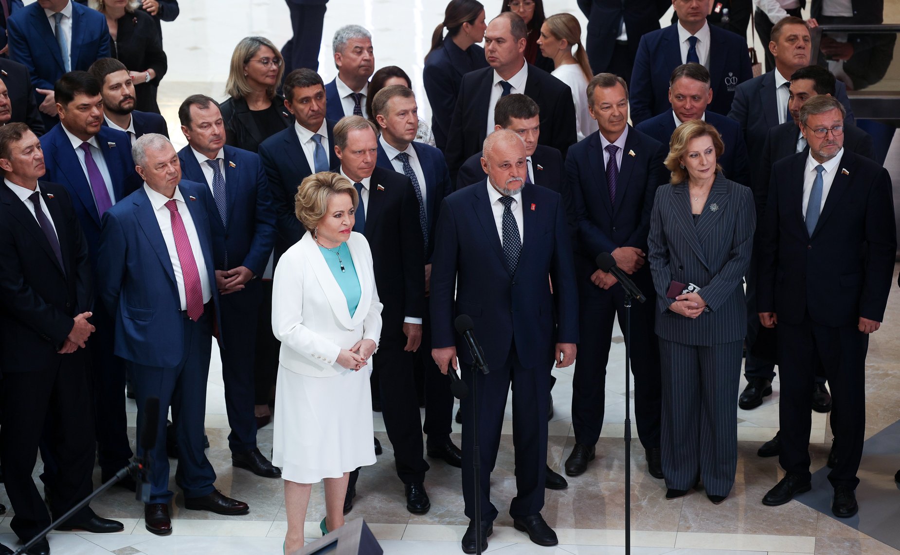 Председатель СФ Валентина Матвиенко и Министр энергетики РФ Сергей Цивилев приняли участие в торжественной церемонии подключения к природному газу социальных, спортивных и коммунально-бытовых объектов в четырёх субъектах Российской Федерации