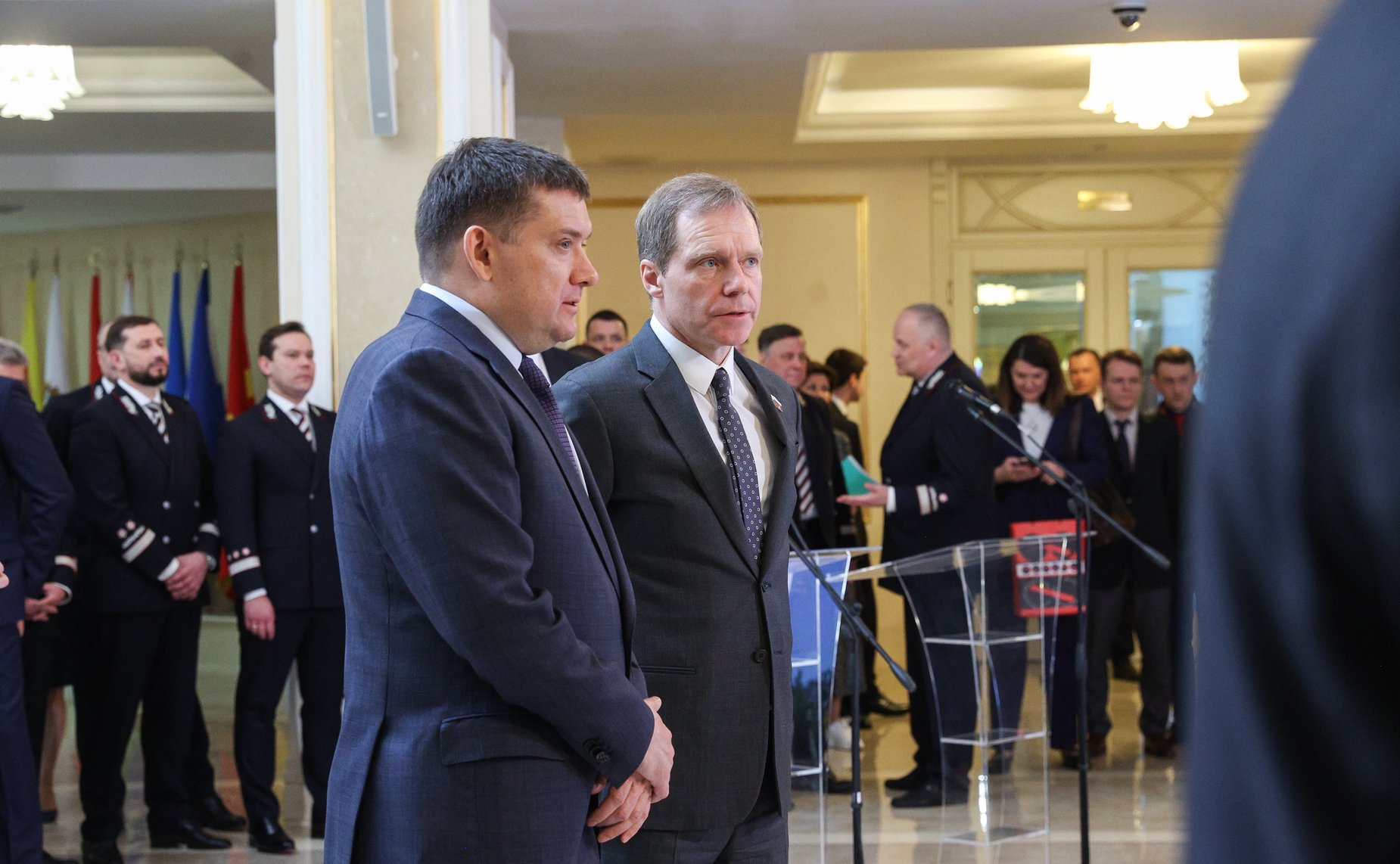 Открытие в Совете Федерации выставочной экспозиции для ознакомления с 20-летней историей ОАО «Российские железные дороги»