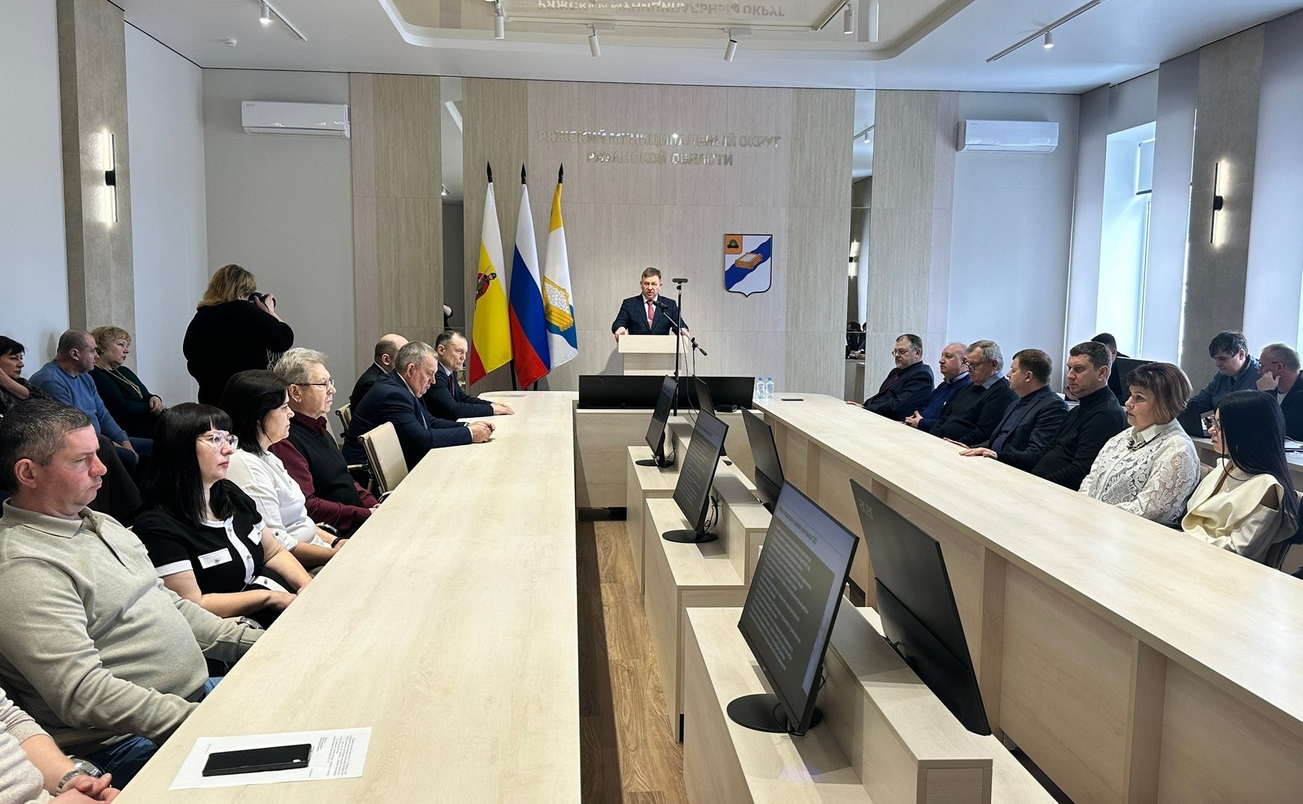 Игорь Мурог принял участие в заслушивании отчета главы Ряжского округа о развитии территории