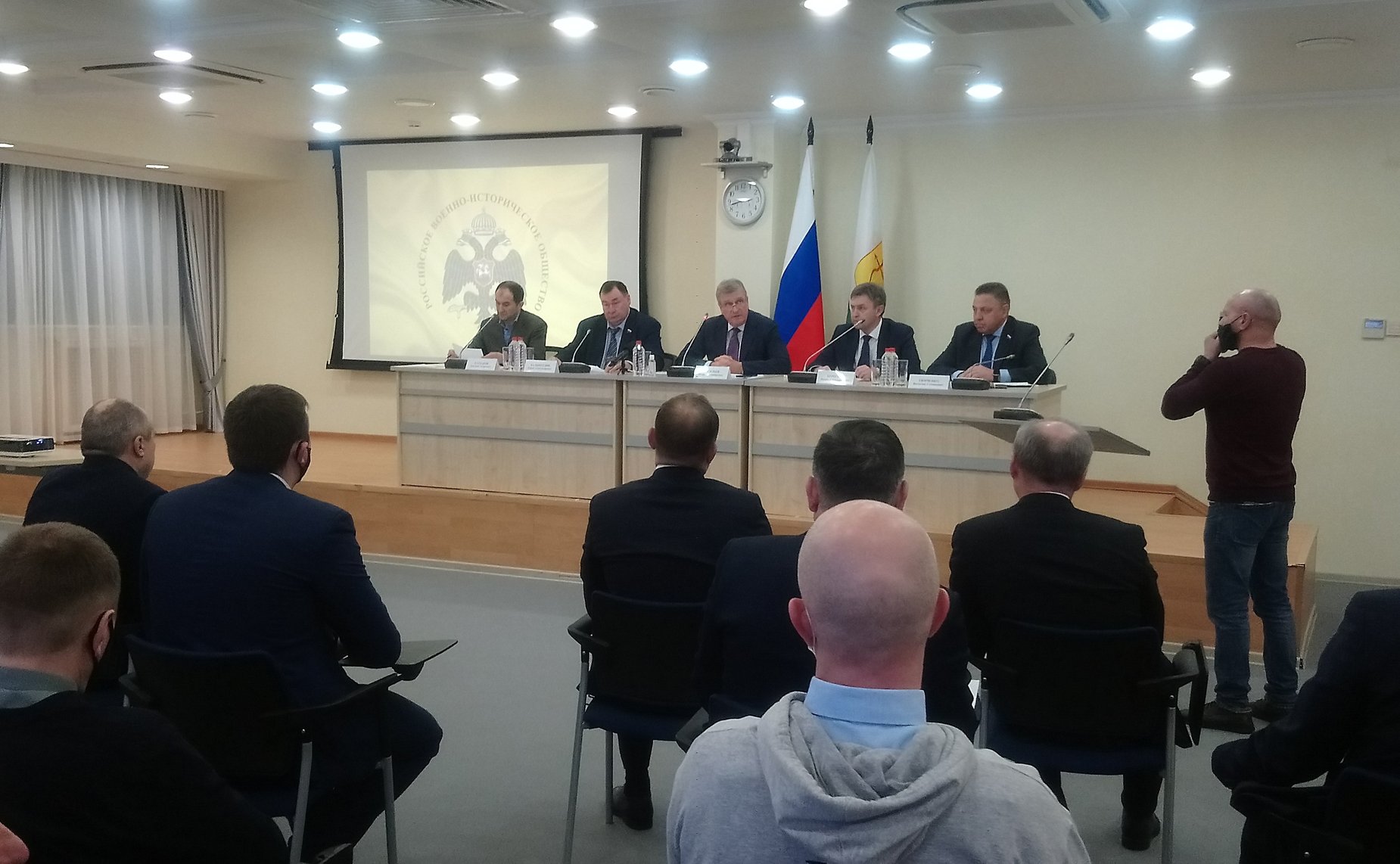 Вячеслав Тимченко также принял участие в общем собрании регионального отделения Общероссийской общественно-государственной организации «Российское военно-историческое общество»