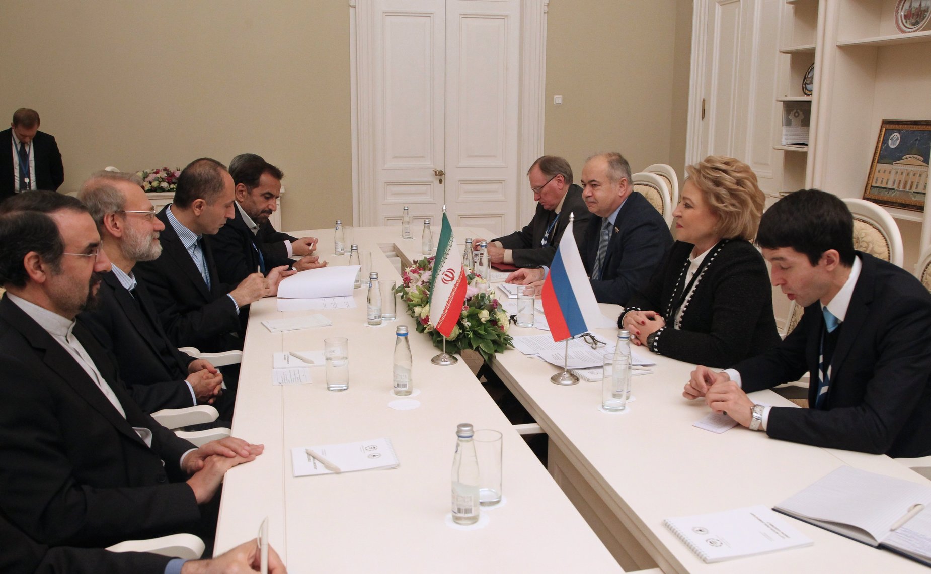 Встреча В. Матвиенко с А. Лариджани