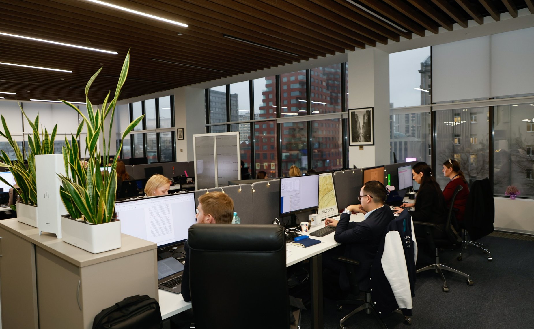 Сенаторы посетили Аналитический центр при Правительстве РФ