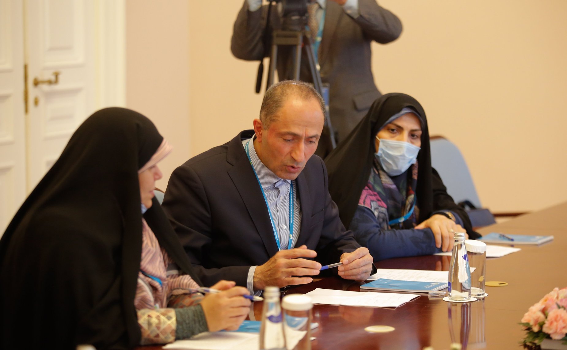 Встреча председателя Комитета СФ по науке, образованию и культуре Лилии Гумеровой с председателем Комитета по делам семьи и женщин Собрания Исламского Совета Исламской Республики Иран Фатимой Гасемпур