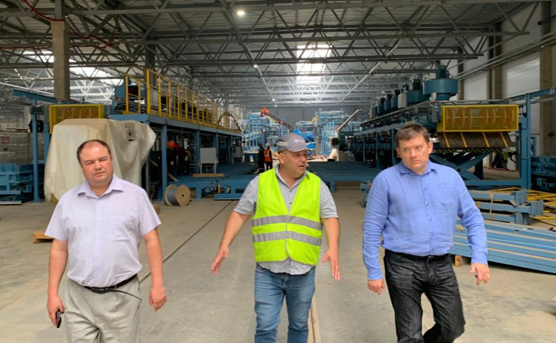 Николай Журавлев в ходе рабочей поездки в регион посетил строящийся в городе Галич деревообрабатывающий комбинат