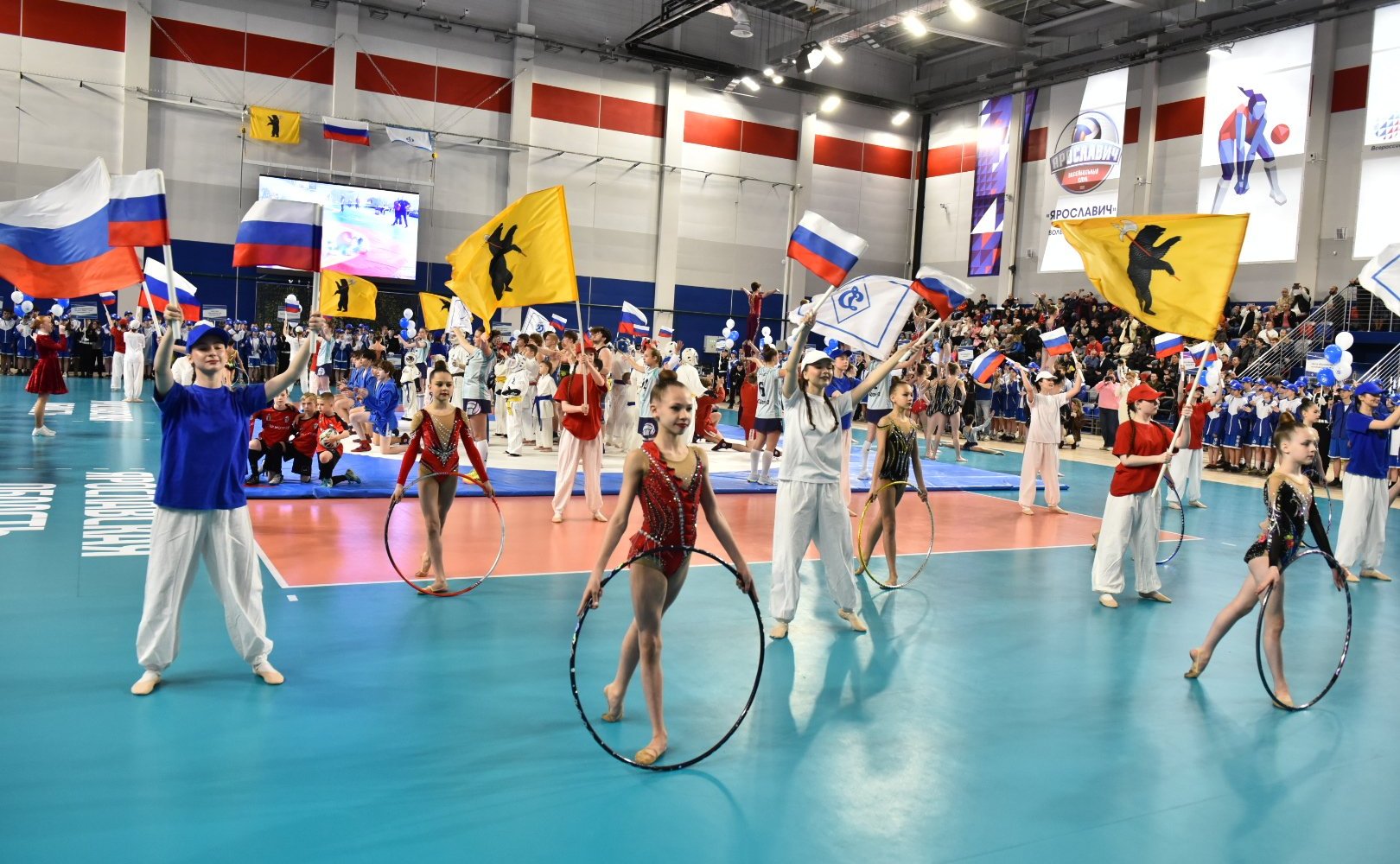 В волейбольном центре Ярославля состоялся весенний спортивный фестиваль «Юный динамовец»