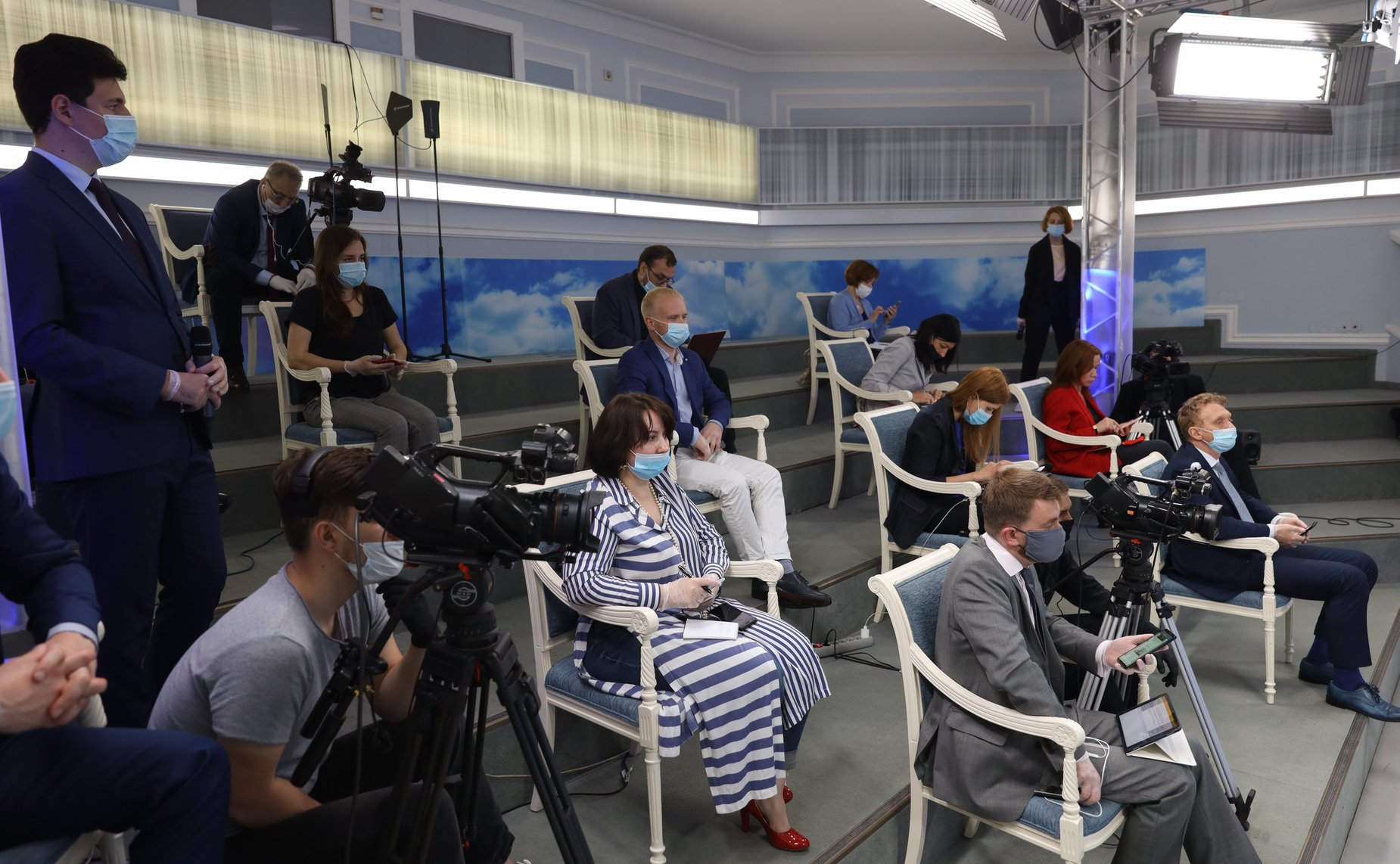 Пресс-конференция Председателя СФ В. Матвиенко по итогам весенней сессии