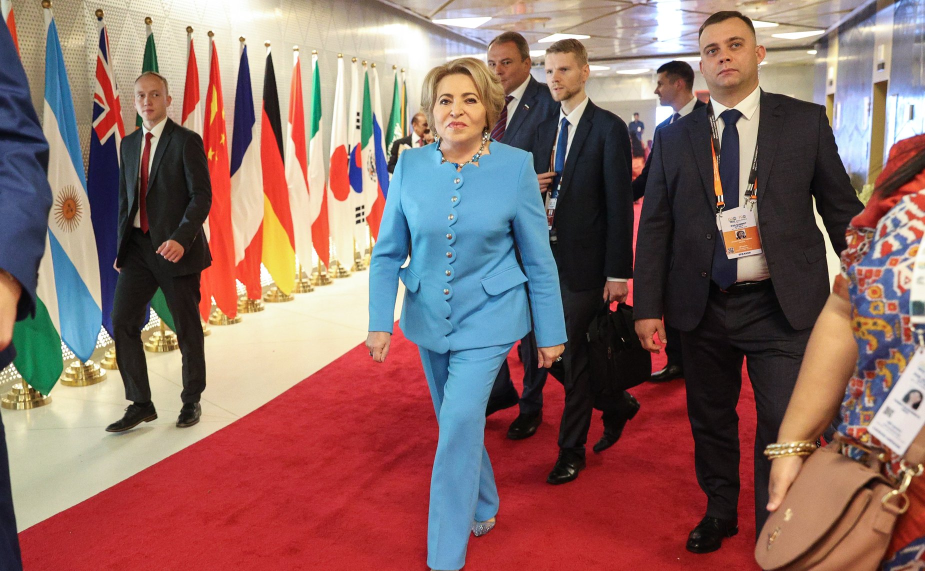 Делегация Федерального Собрания РФ во главе с Председателем Совета Федерации Валентиной Матвиенко принимает участие в девятом Саммите председателей парламентов государств «Группы двадцати»