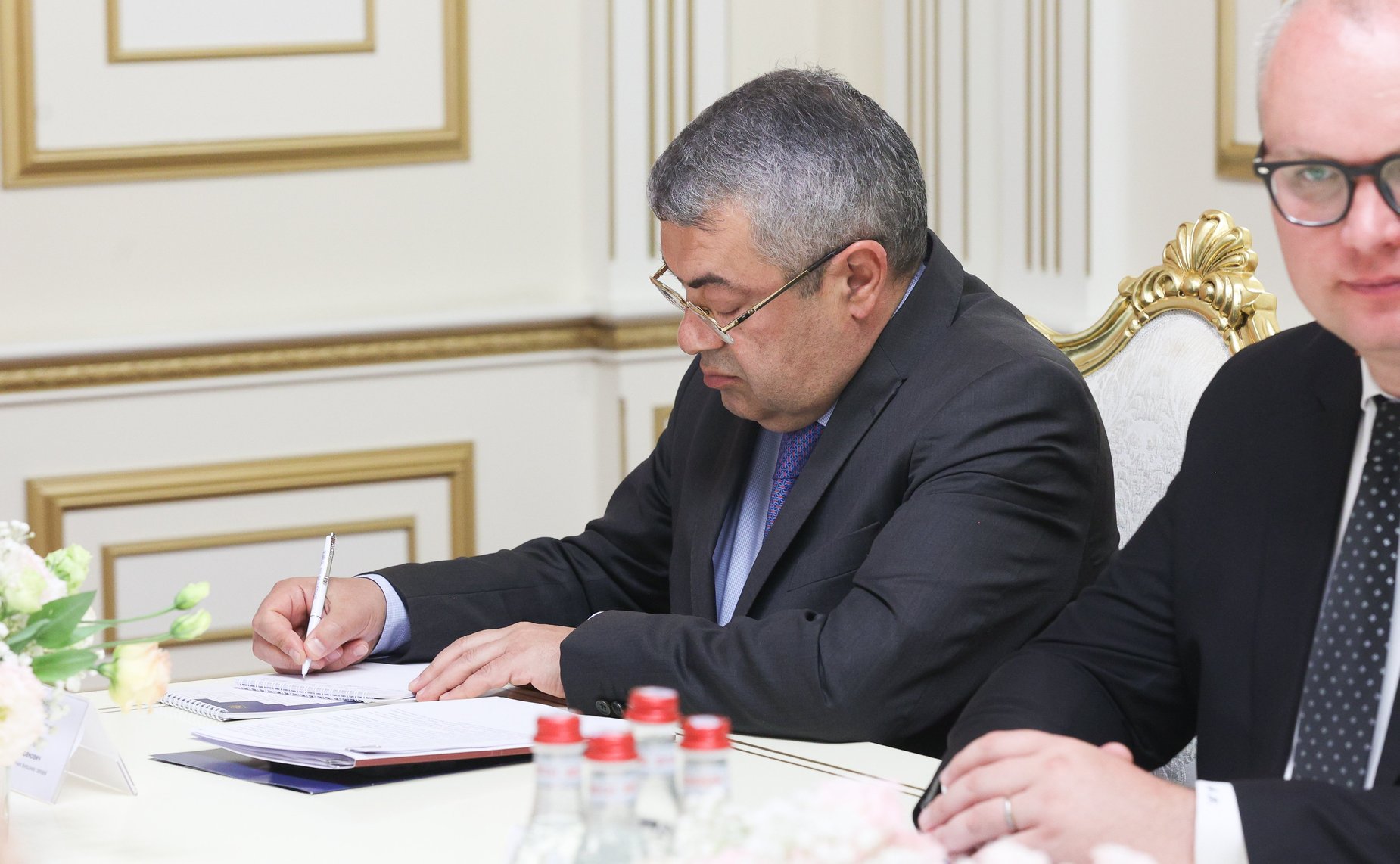 Встреча делегации Совета Федерации с Председателем Национального Собрания Республики Армения Аленом Симоняном