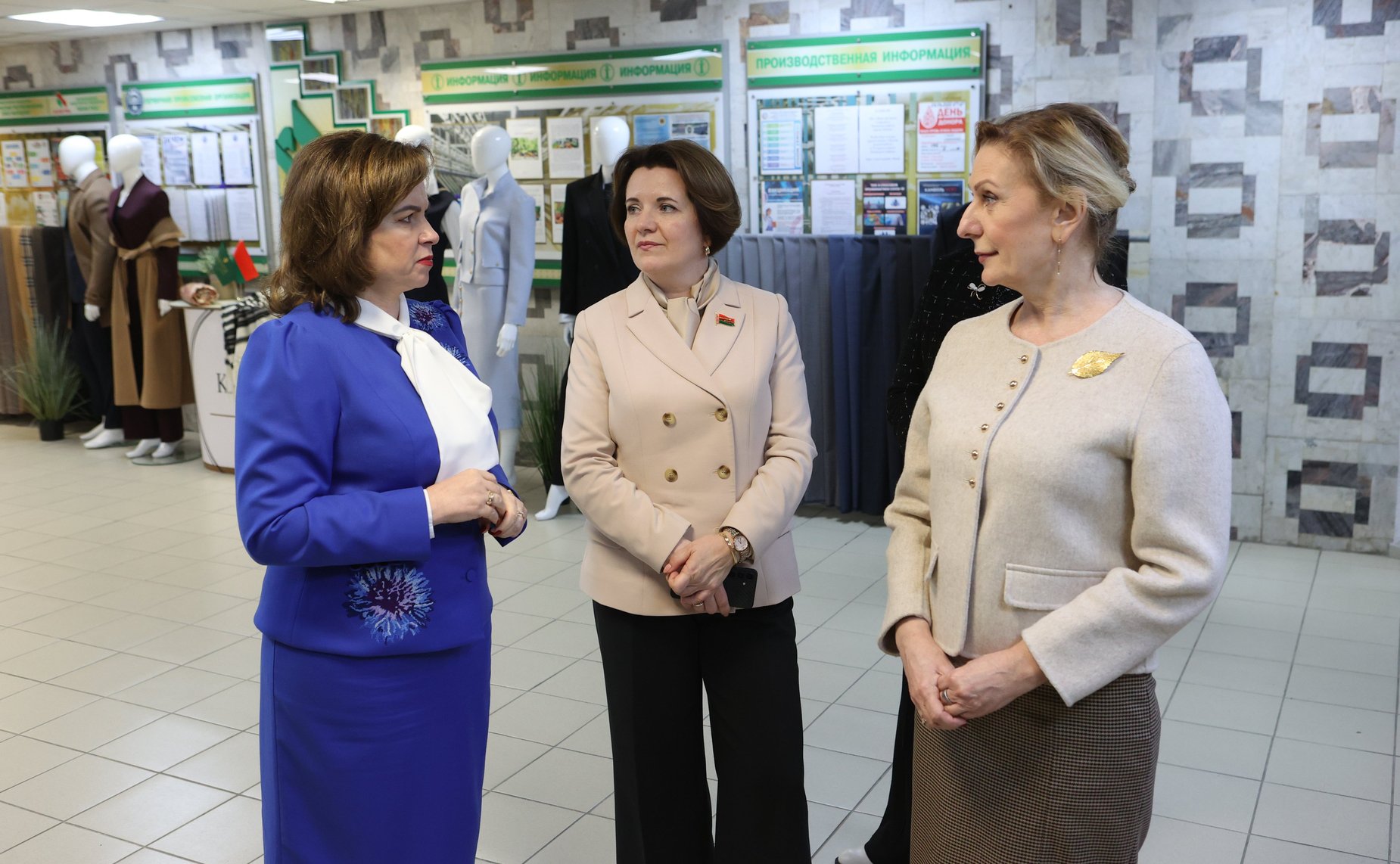 Заместитель Председателя Совета Федерации Инна Святенко посетила предприятие «Камволь»