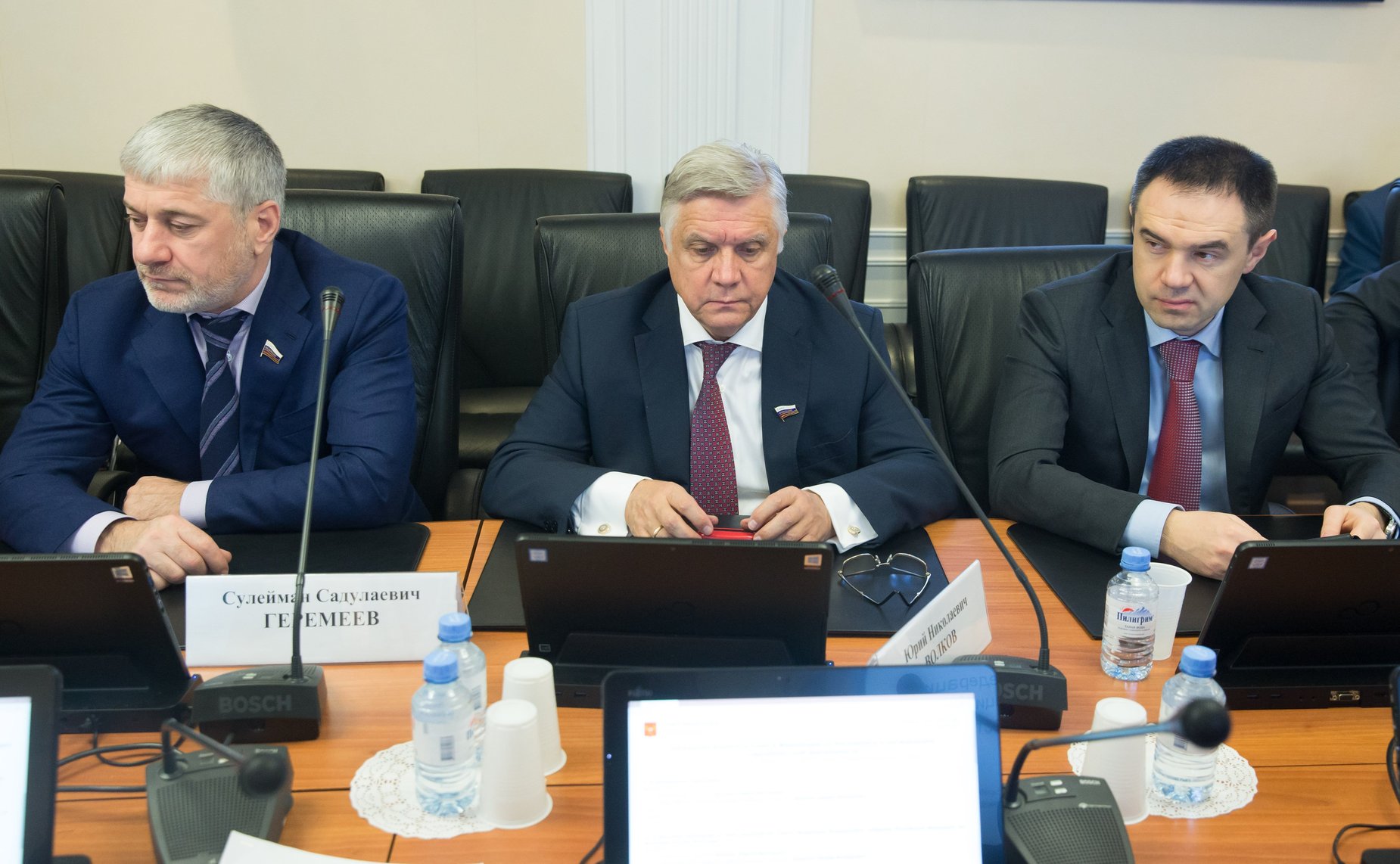 Сулейман Геремеев, Юрий Волков и Мурат Хапсироков