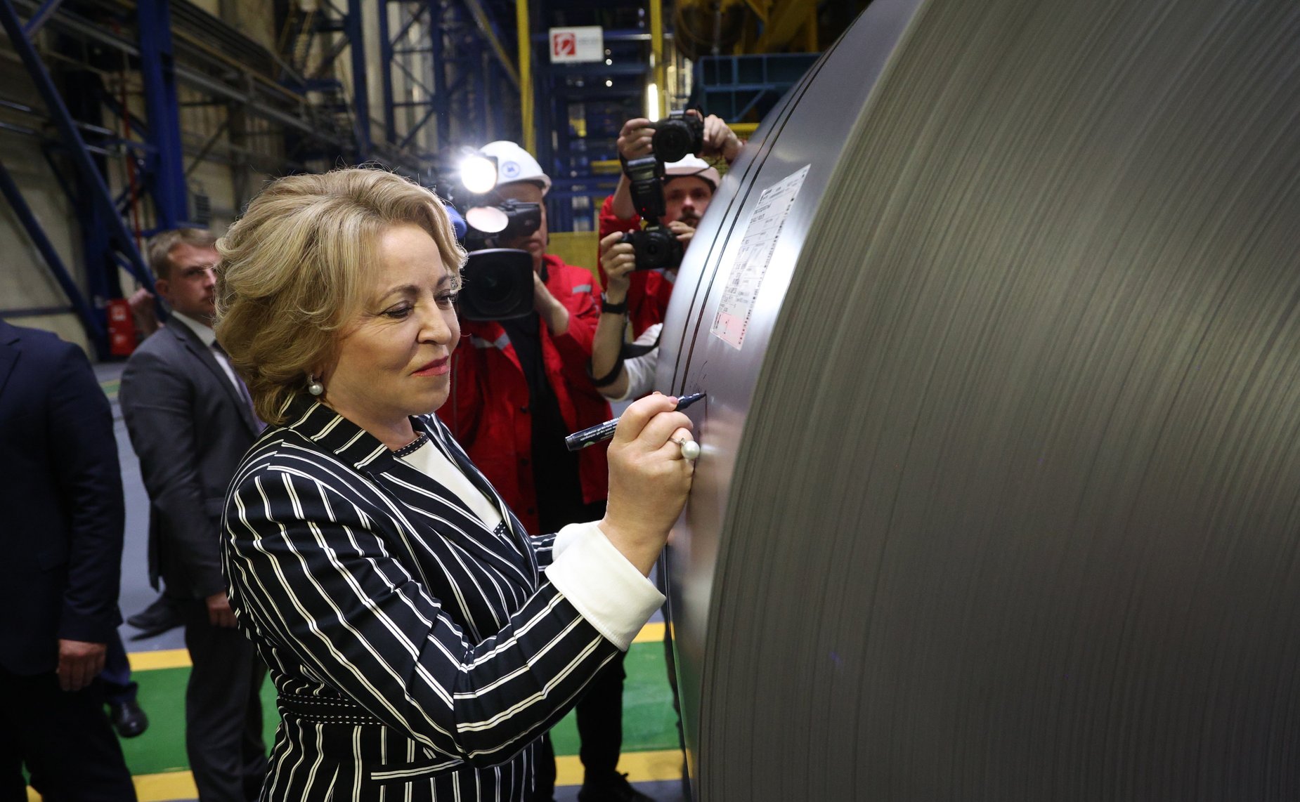 Валентина Матвиенко посетила ПАО «ММК»