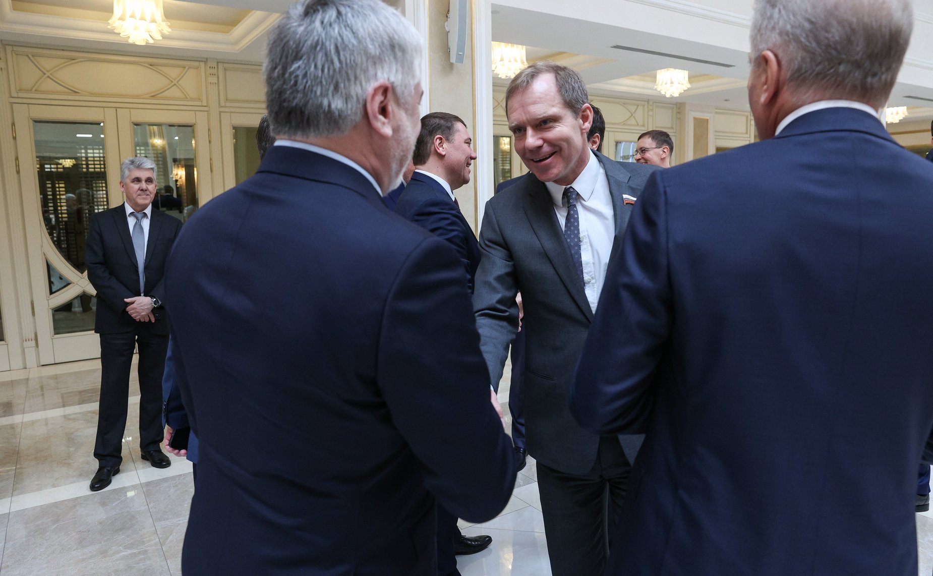 Открытие в Совете Федерации выставочной экспозиции для ознакомления с 20-летней историей ОАО «Российские железные дороги»