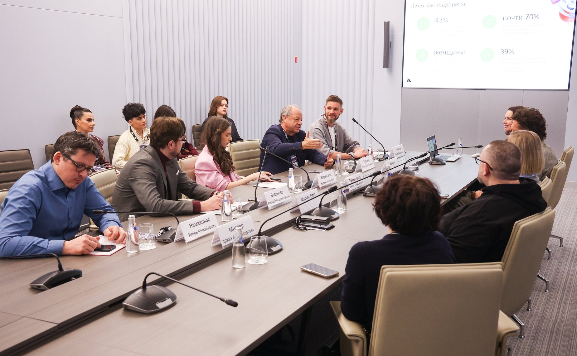 Практическая дискуссия «Как язык кино влияет на наше сознание» в рамках пленарной сессии Конгресса «СМАРТздрав»