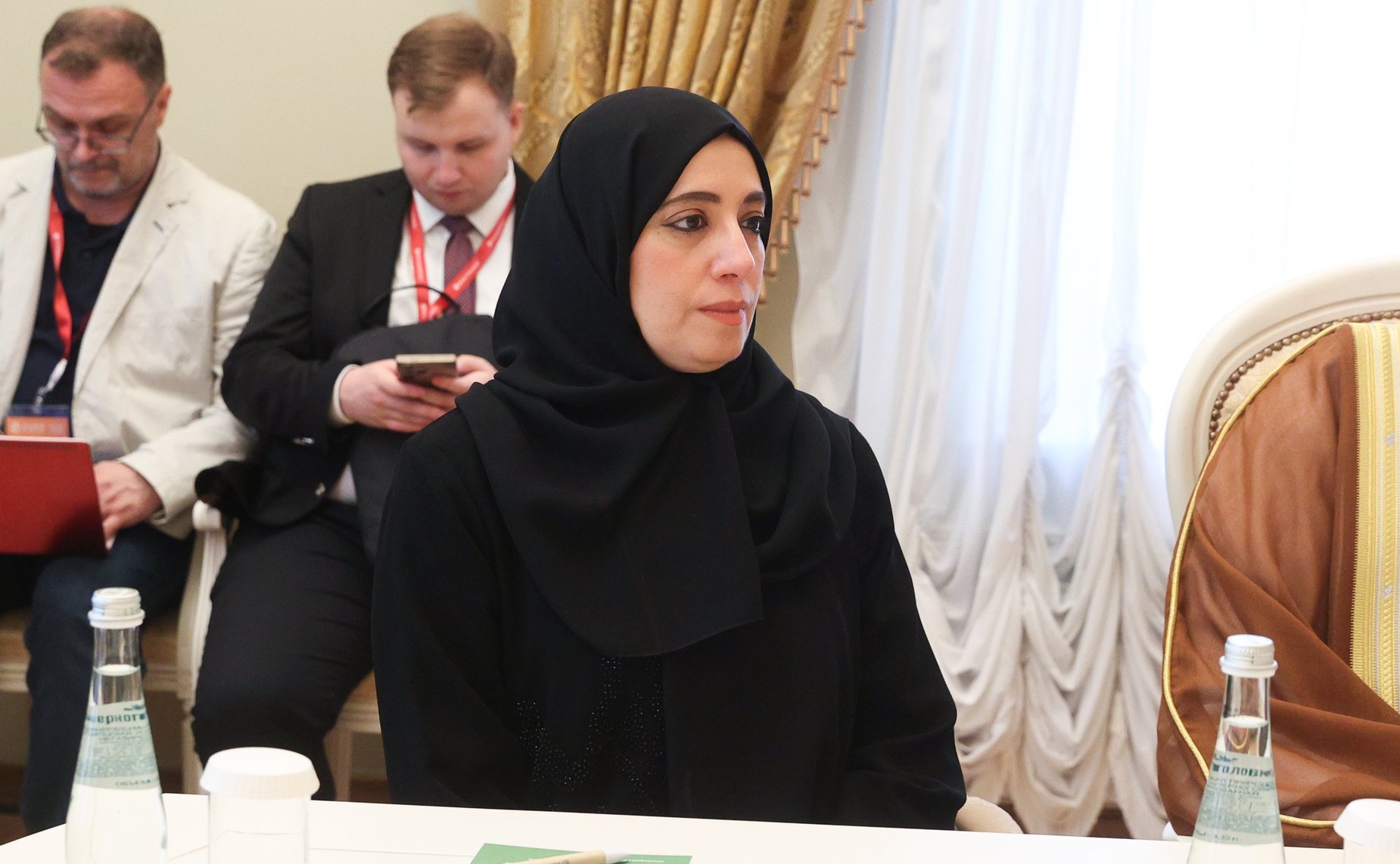 Валентина Матвиенко провела встречу с Председателем Федерального национального совета Объединенных Арабских Эмиратов Сакром Гоббашем