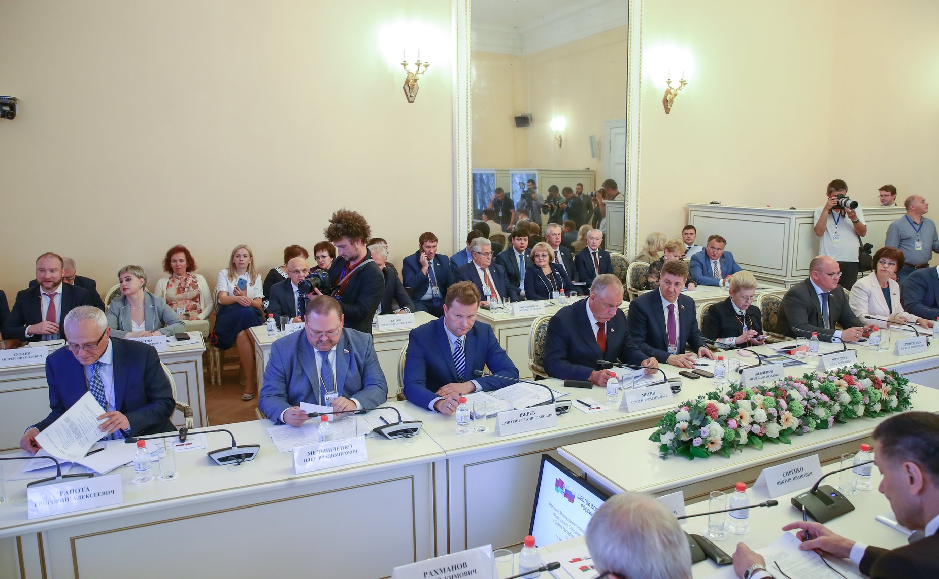 Заседание Межпарламентской комиссии Совета Федерации ФС РФ и Совета Республики Национального собрания Республики Беларусь по межрегиональному сотрудничеству