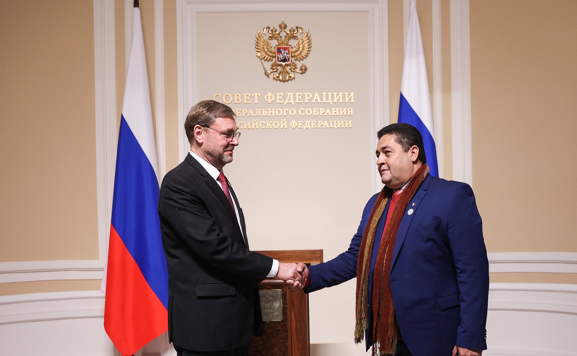 Встреча заместителя Председателя СФ Константина Косачева с членом Президиума Сената Парламента Республики Мадагаскар