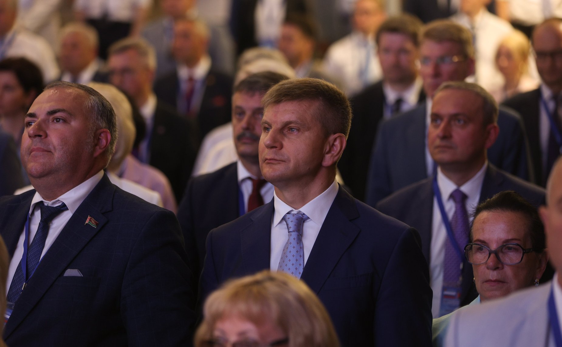 Пленарное заседание Девятого форума регионов Беларуси и России